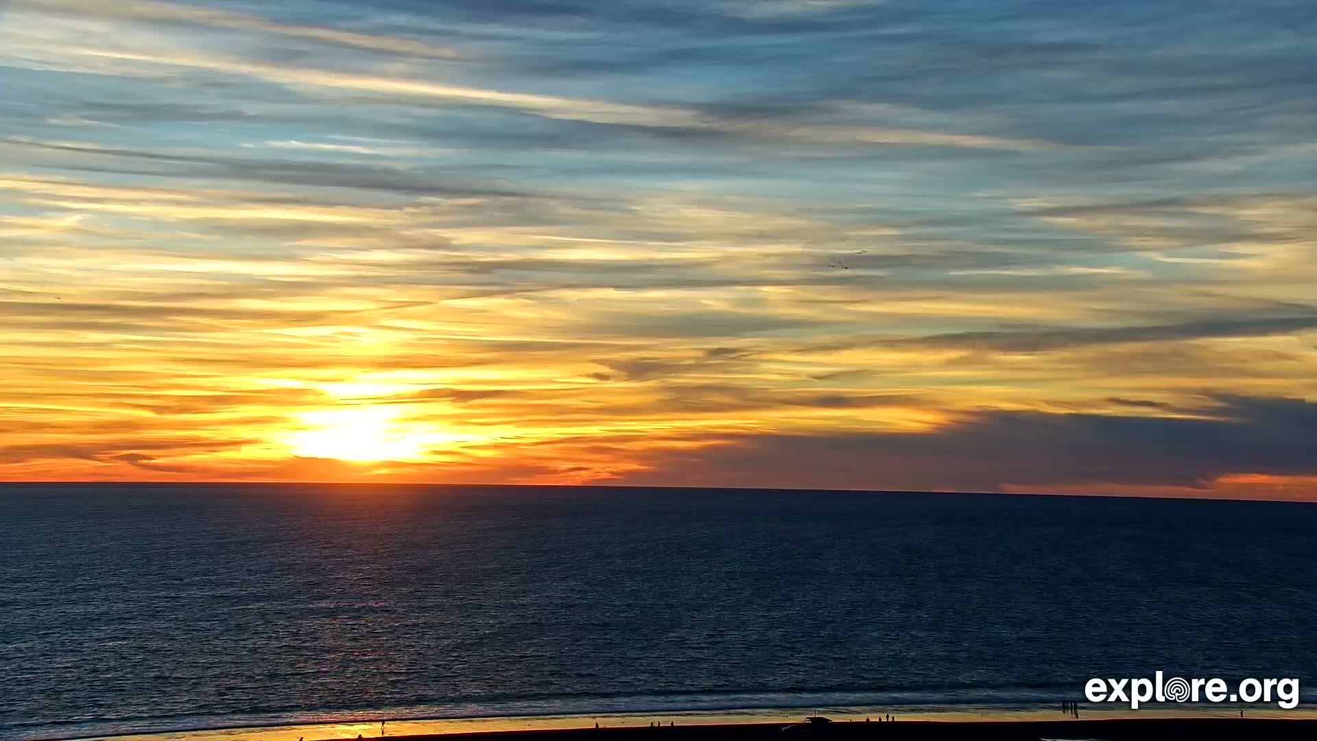 Santa Monica Beach & Pasific Palisades View Live Cam - Santa Monica, Los Angeles, California, USA