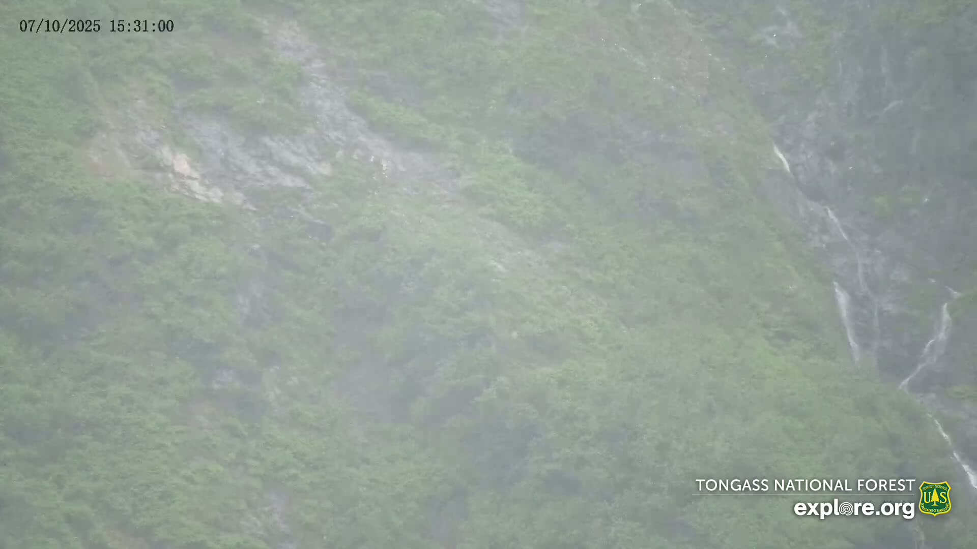 Mendenhall Glacier , Lake & Mountain Live Cam - Mendenhall Valley, Juneau, Alaska, USA