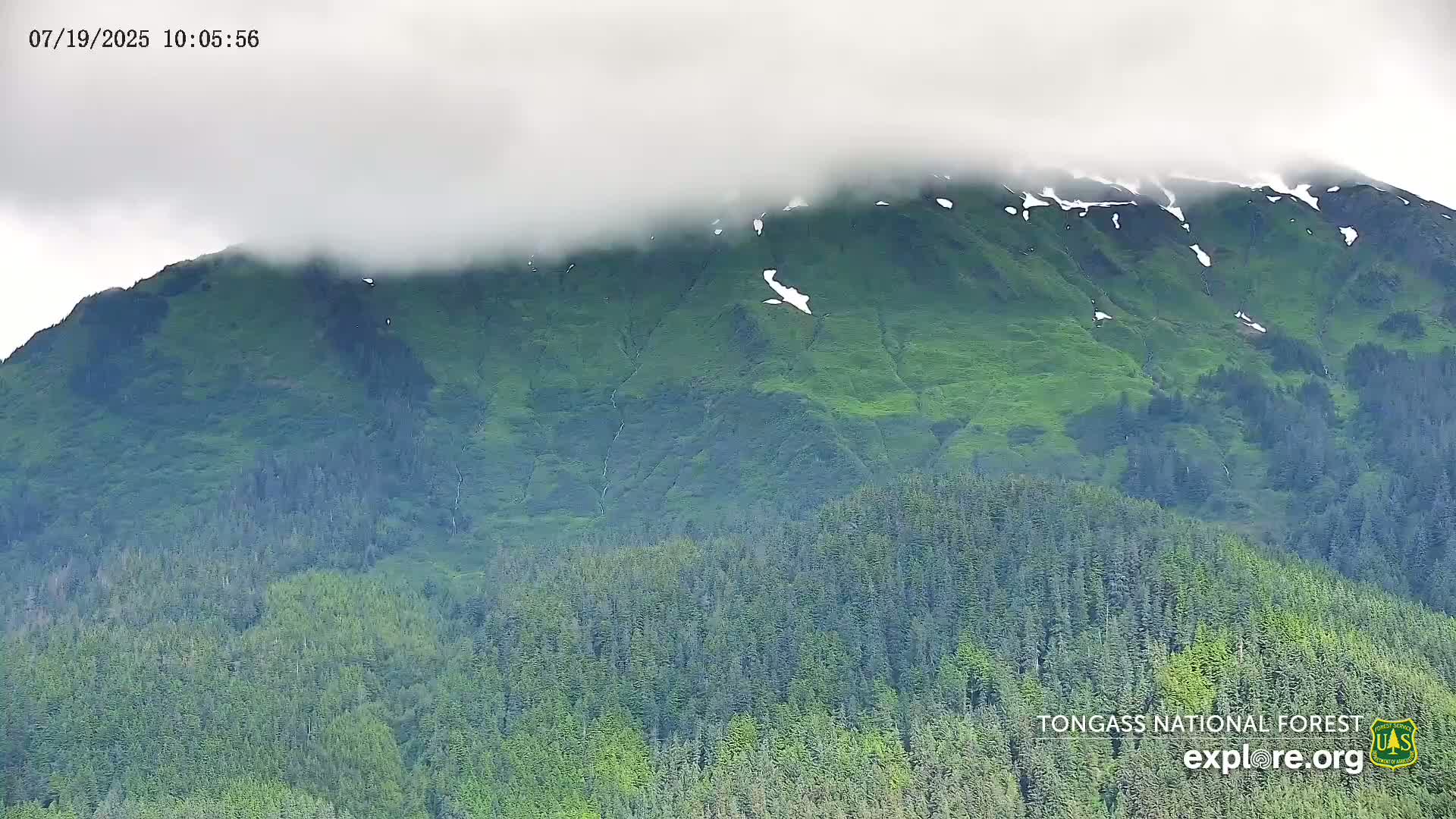 Mendenhall Glacier , Lake & Mountain Live Cam - Mendenhall Valley, Juneau, Alaska, USA