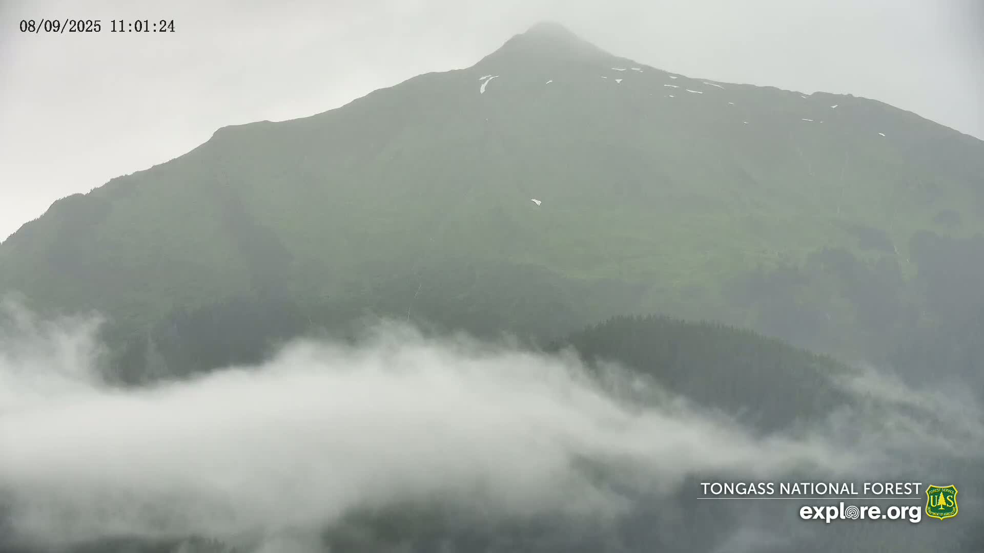 Mendenhall Glacier , Lake & Mountain Live Cam - Mendenhall Valley, Juneau, Alaska, USA