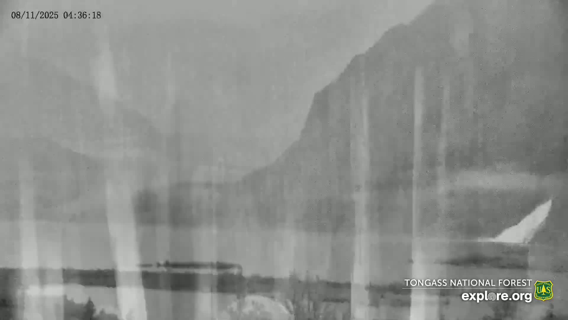 Mendenhall Glacier , Lake & Mountain Live Cam - Mendenhall Valley, Juneau, Alaska, USA