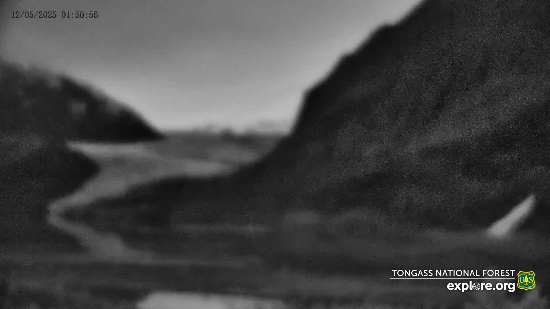 Mendenhall Glacier , Lake & Mountain Live Cam - Mendenhall Valley, Juneau, Alaska, USA