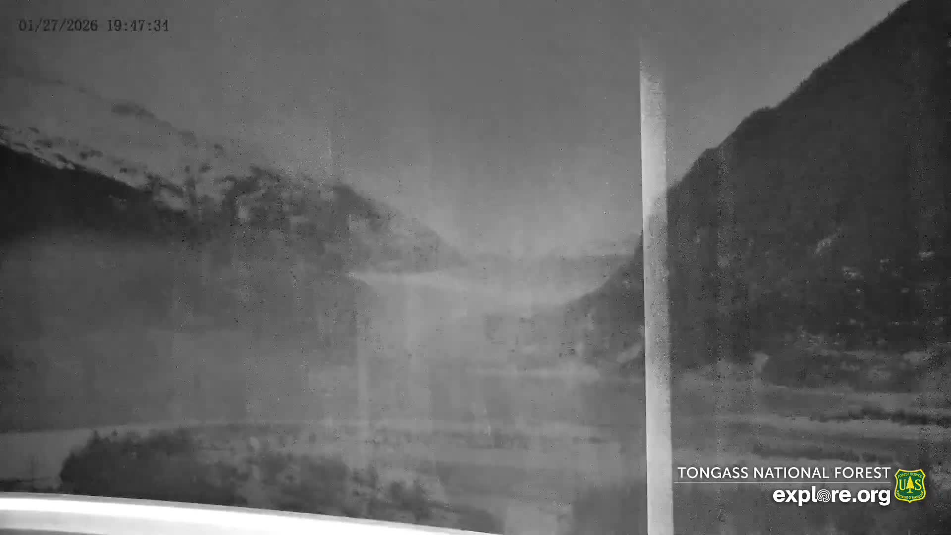 Mendenhall Glacier , Lake & Mountain Live Cam - Mendenhall Valley, Juneau, Alaska, USA