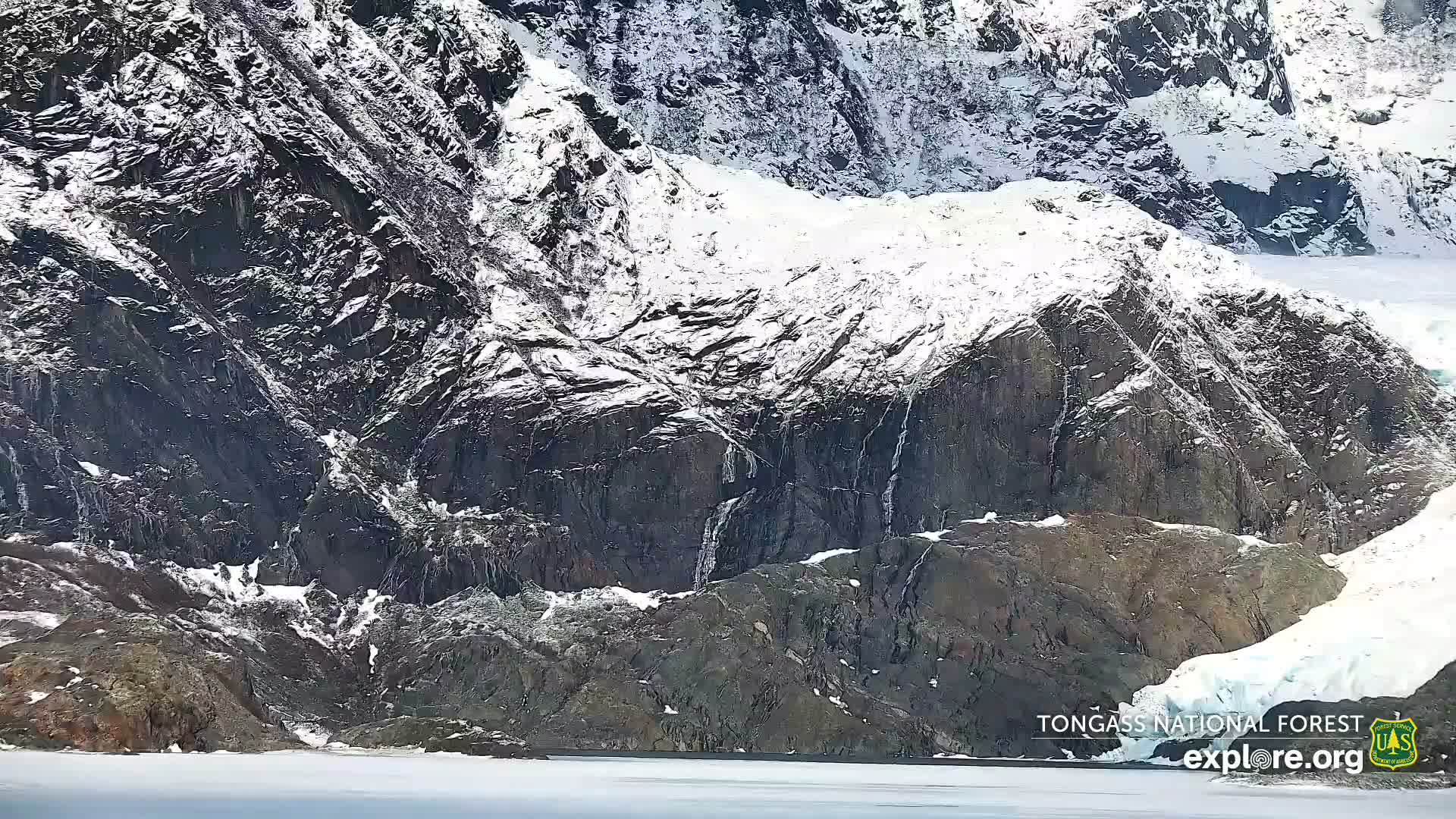 Mendenhall Glacier , Lake & Mountain Live Cam - Mendenhall Valley, Juneau, Alaska, USA