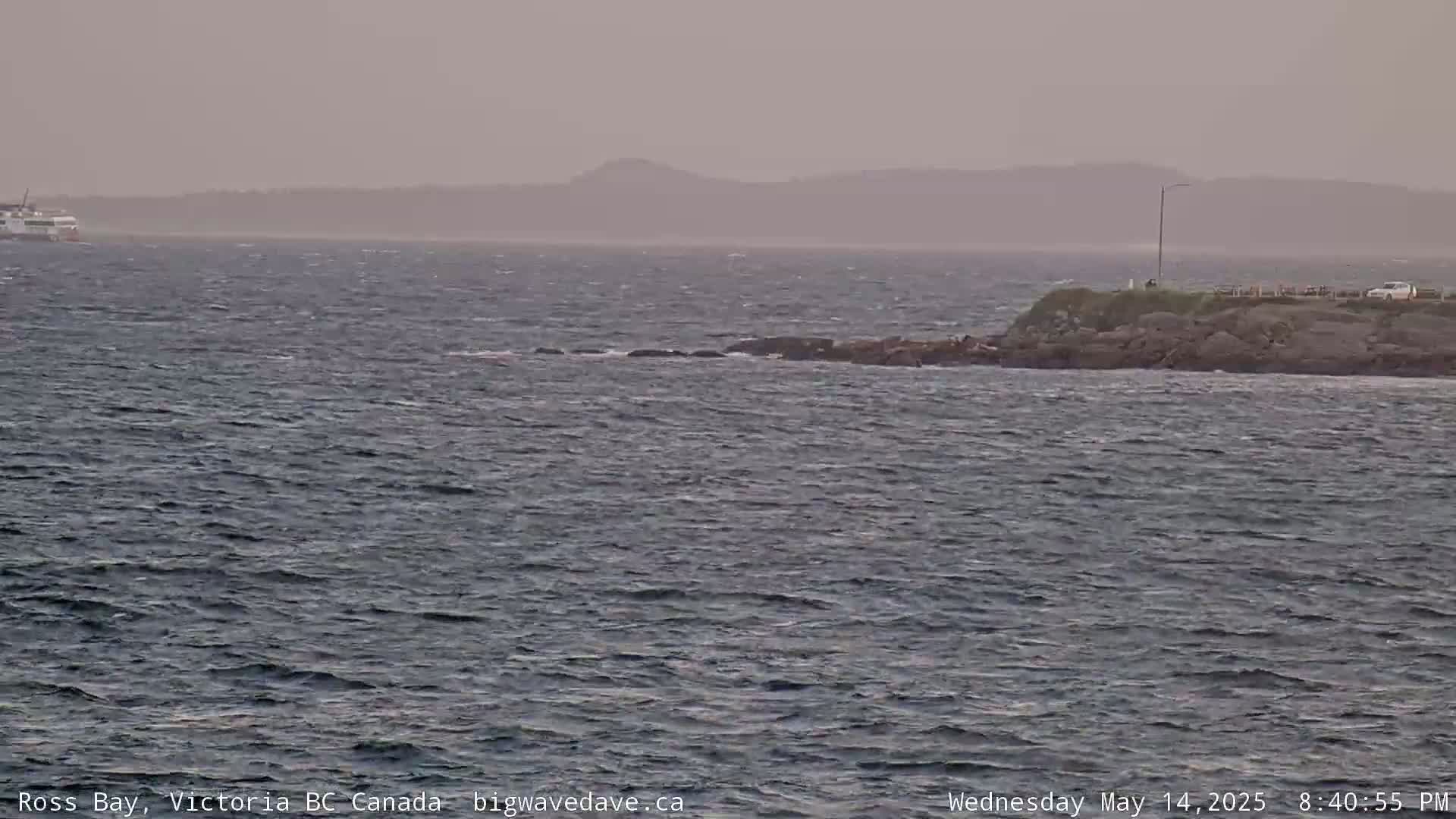 Fairfield District & Ross Bay Pasific & Trail Island Live Cam - Fairfield,  Victoria, Capital Regional District, British Columbia, Canada