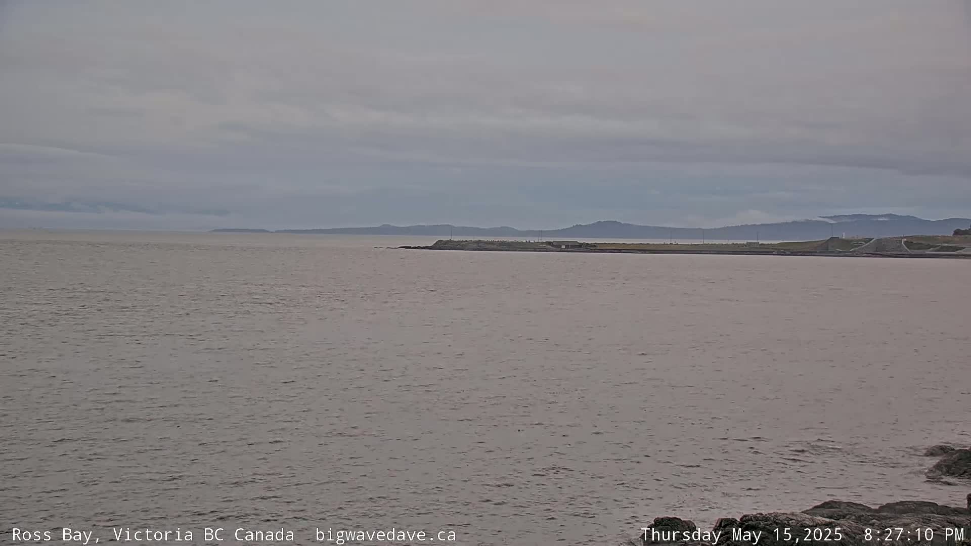 Fairfield District & Ross Bay Pasific & Trail Island Live Cam - Fairfield,  Victoria, Capital Regional District, British Columbia, Canada