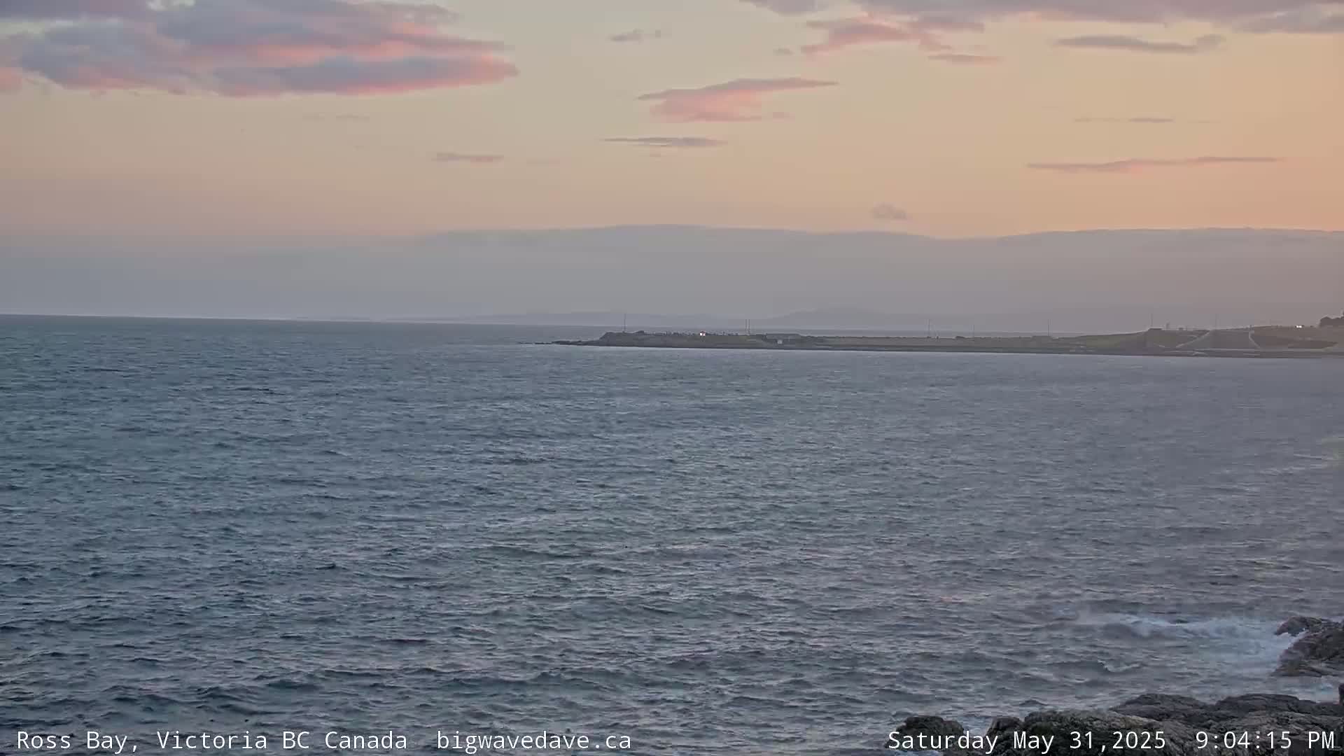 Fairfield District & Ross Bay Pasific & Trail Island Live Cam - Fairfield,  Victoria, Capital Regional District, British Columbia, Canada