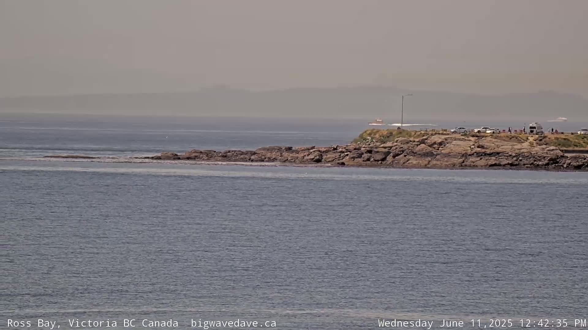 Fairfield District & Ross Bay Pasific & Trail Island Live Cam - Fairfield,  Victoria, Capital Regional District, British Columbia, Canada