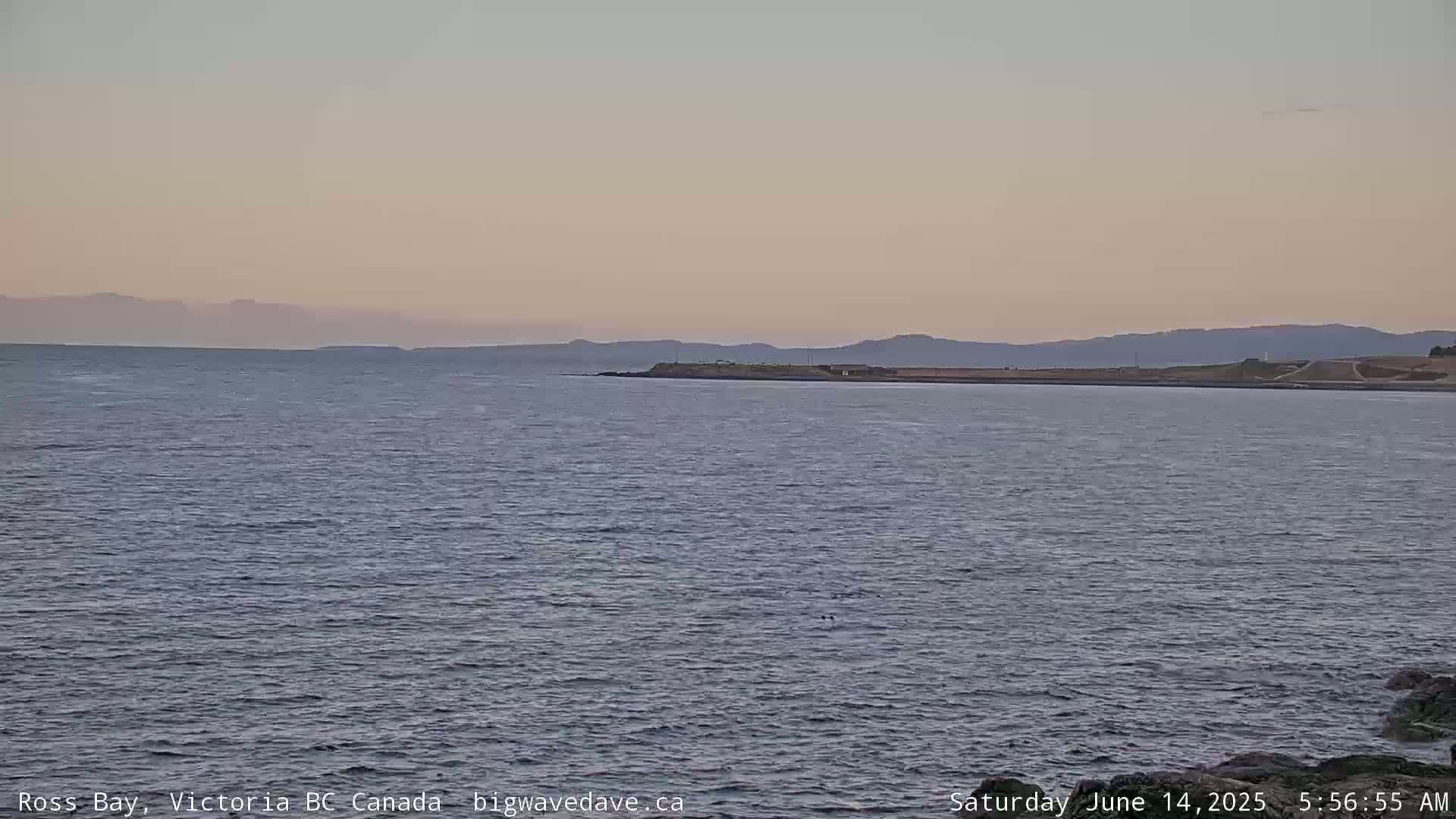 Fairfield District & Ross Bay Pasific & Trail Island Live Cam - Fairfield,  Victoria, Capital Regional District, British Columbia, Canada