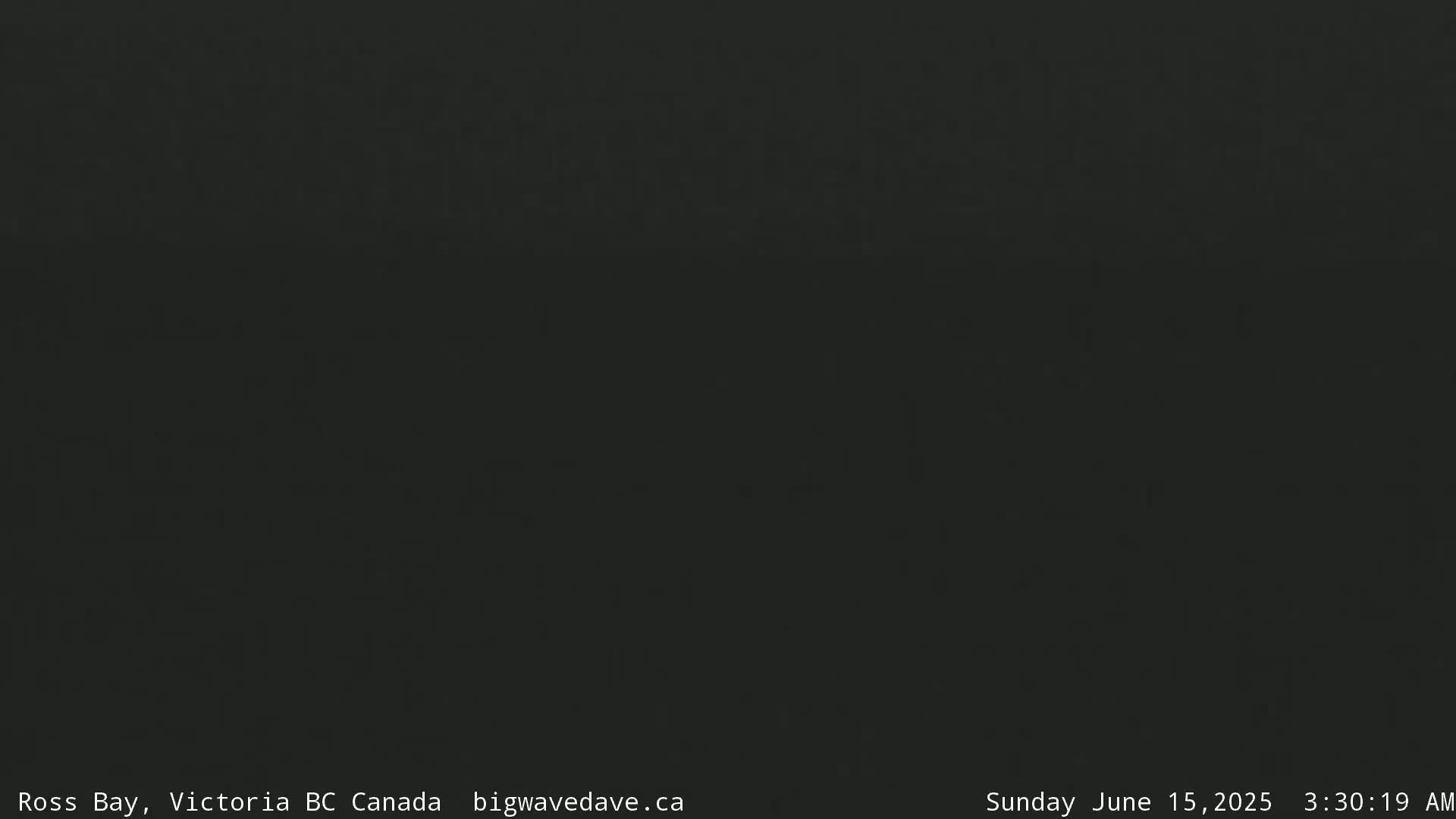 The image shows a completely dark, solid-colored screen.