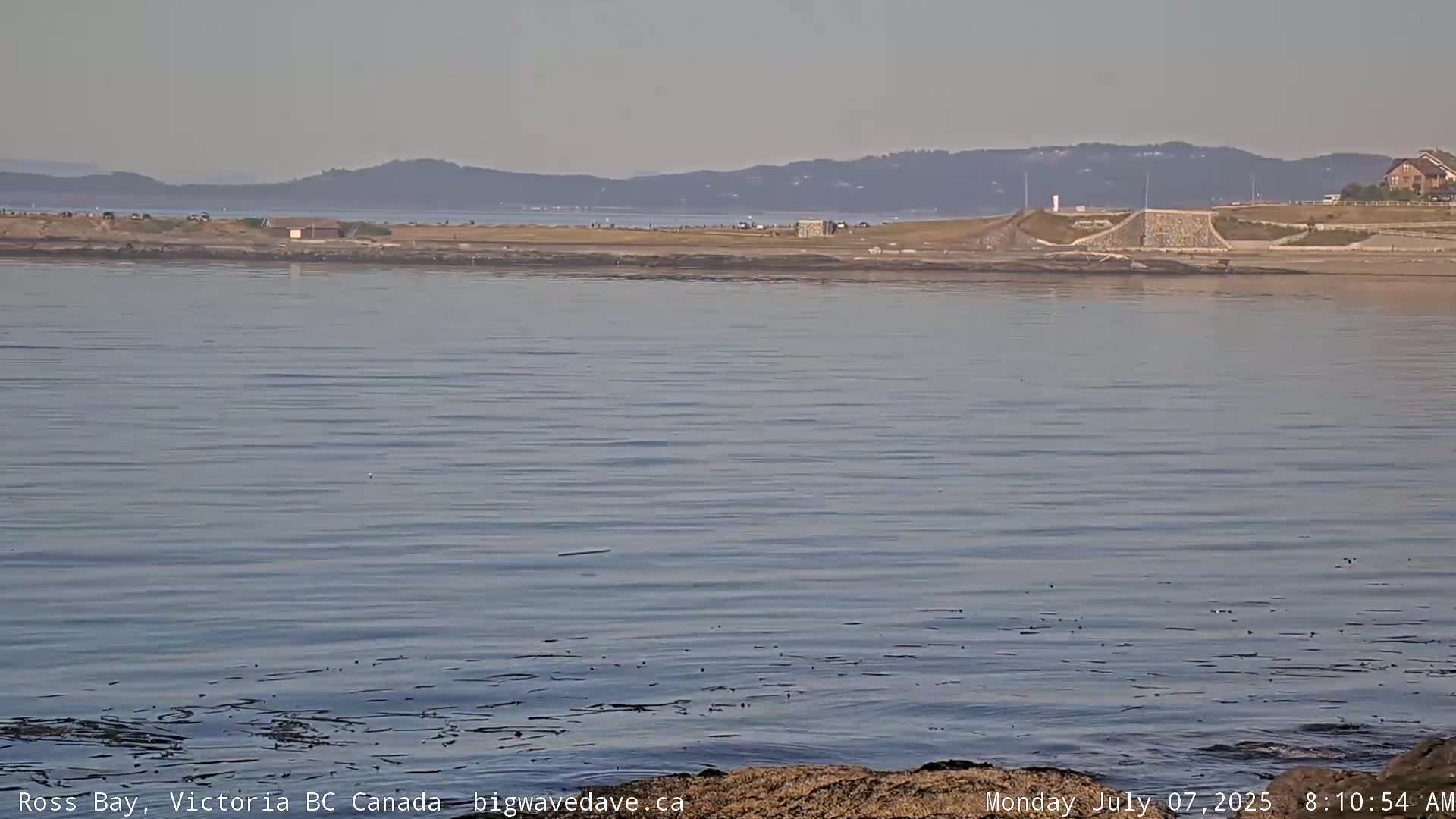 Fairfield District & Ross Bay Pasific & Trail Island Live Cam - Fairfield,  Victoria, Capital Regional District, British Columbia, Canada