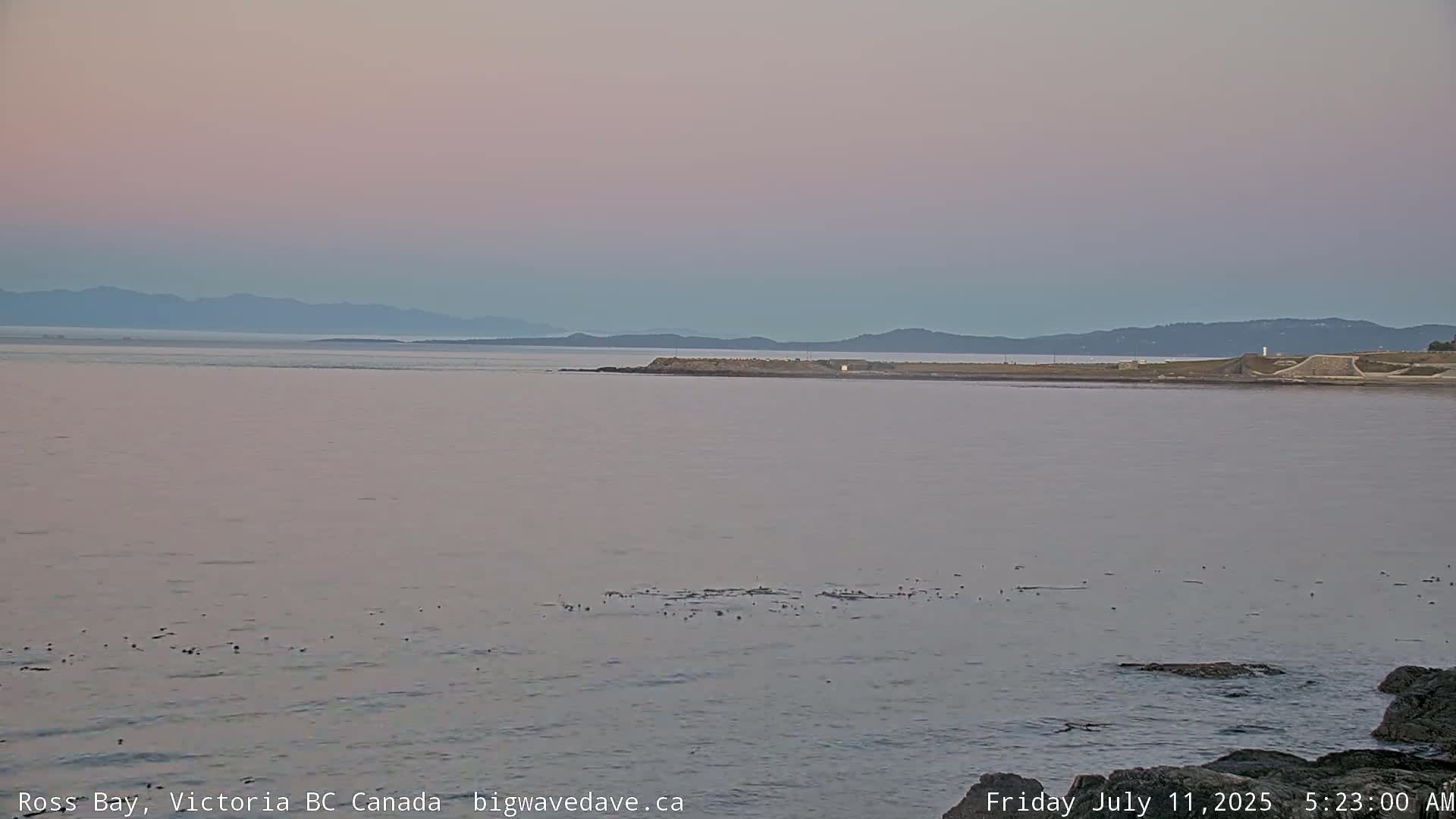 Fairfield District & Ross Bay Pasific & Trail Island Live Cam - Fairfield,  Victoria, Capital Regional District, British Columbia, Canada