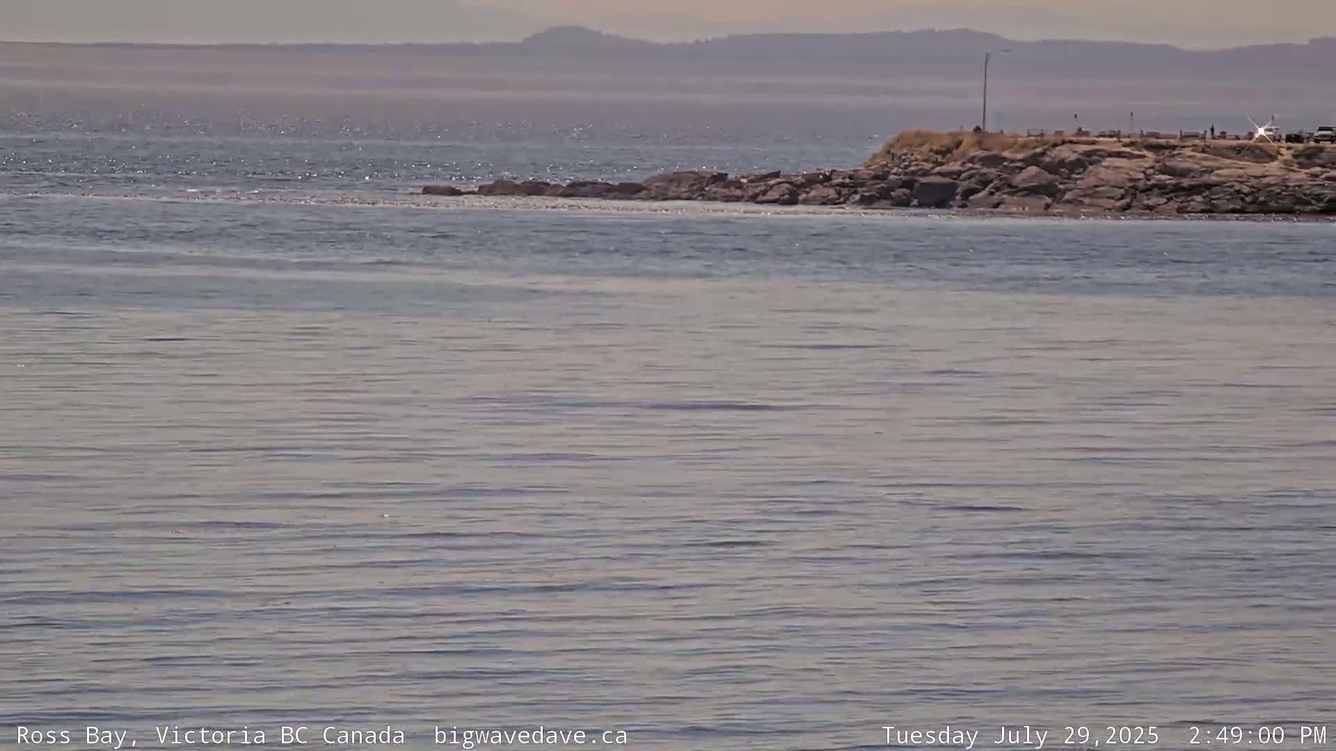 Fairfield District & Ross Bay Pasific & Trail Island Live Cam - Fairfield,  Victoria, Capital Regional District, British Columbia, Canada