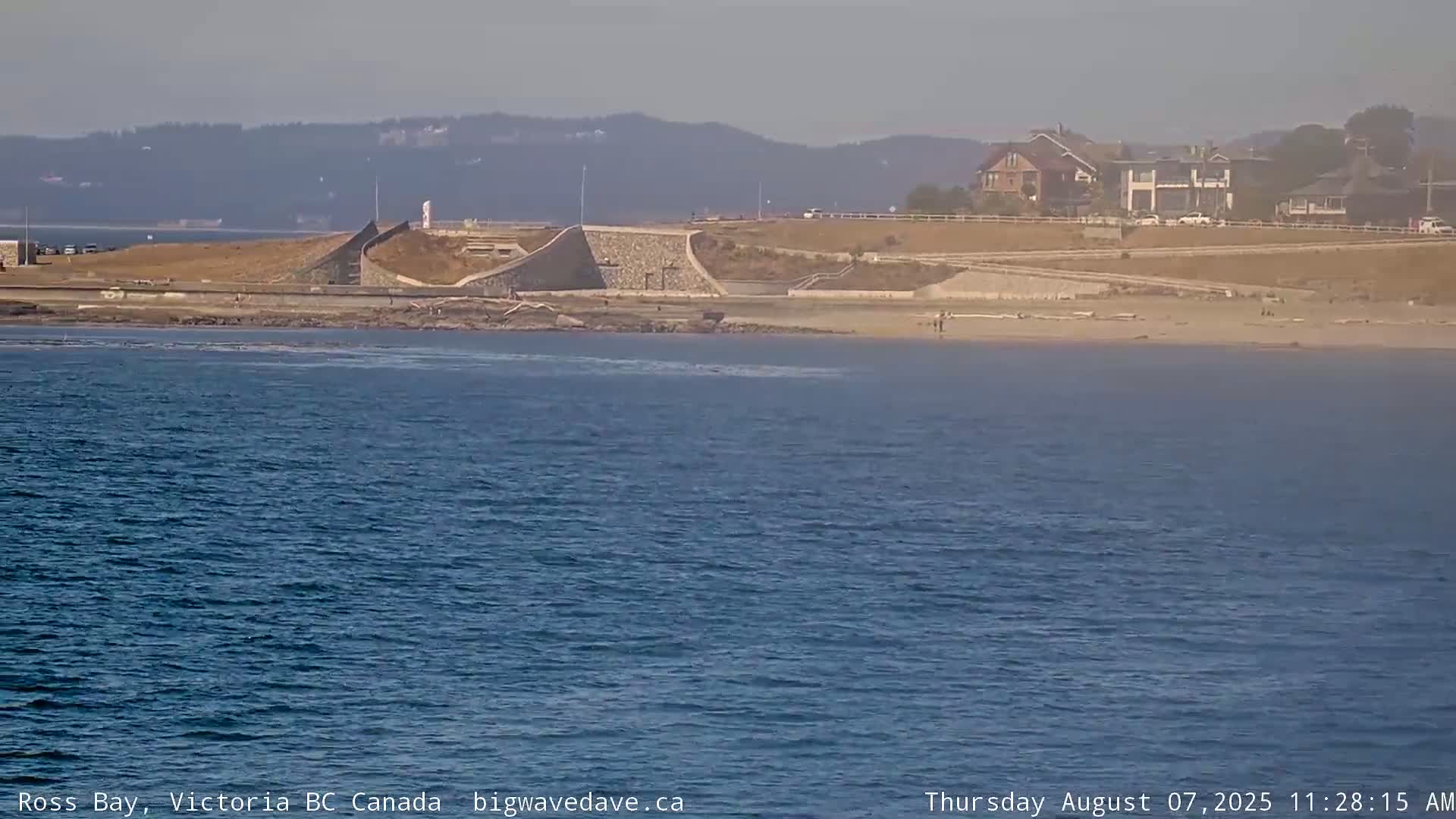 Fairfield District & Ross Bay Pasific & Trail Island Live Cam - Fairfield,  Victoria, Capital Regional District, British Columbia, Canada