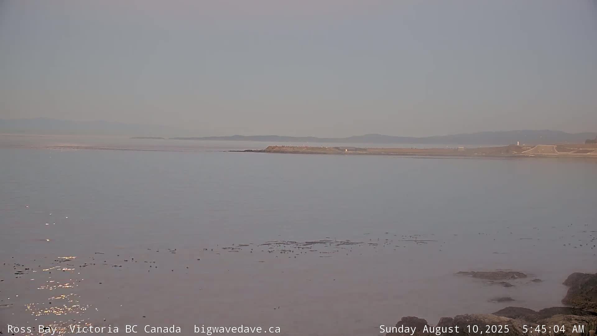 Fairfield District & Ross Bay Pasific & Trail Island Live Cam - Fairfield,  Victoria, Capital Regional District, British Columbia, Canada