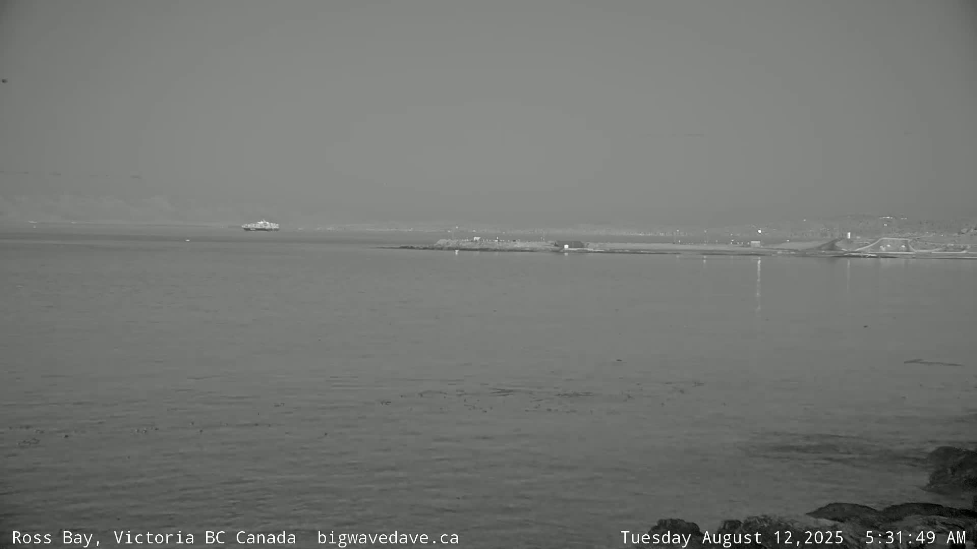 Fairfield District & Ross Bay Pasific & Trail Island Live Cam - Fairfield,  Victoria, Capital Regional District, British Columbia, Canada