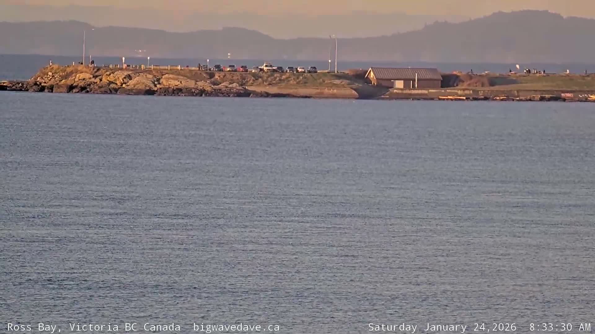 Fairfield District & Ross Bay Pasific & Trail Island Live Cam - Fairfield,  Victoria, Capital Regional District, British Columbia, Canada