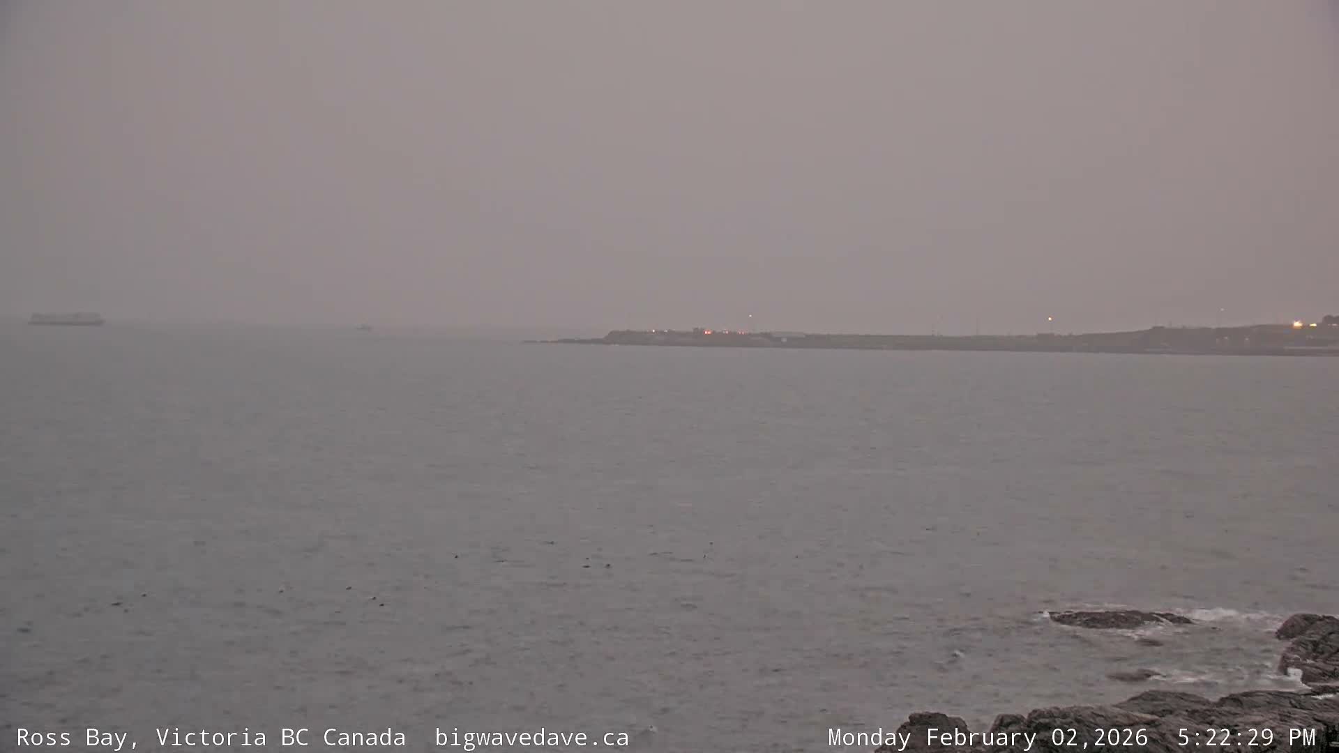 Fairfield District & Ross Bay Pasific & Trail Island Live Cam - Fairfield,  Victoria, Capital Regional District, British Columbia, Canada
