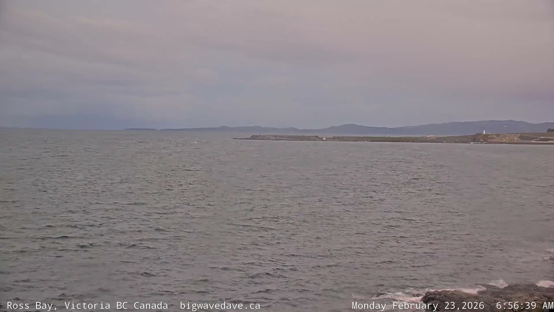Fairfield District & Ross Bay Pasific & Trail Island Live Cam - Fairfield,  Victoria, Capital Regional District, British Columbia, Canada