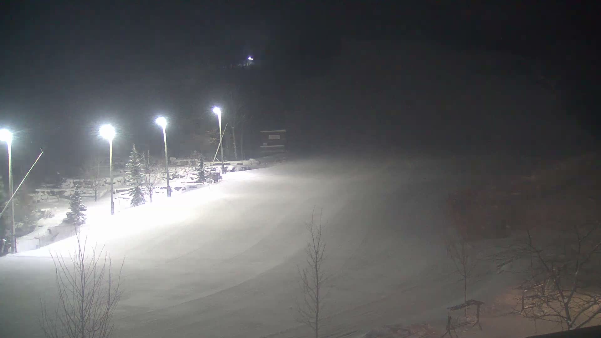 Blue Mountain Village Base Ski Slope and Ropeway Live Cam - Collingwood, Blue Mountains, Simcoe, Ontario, Canada