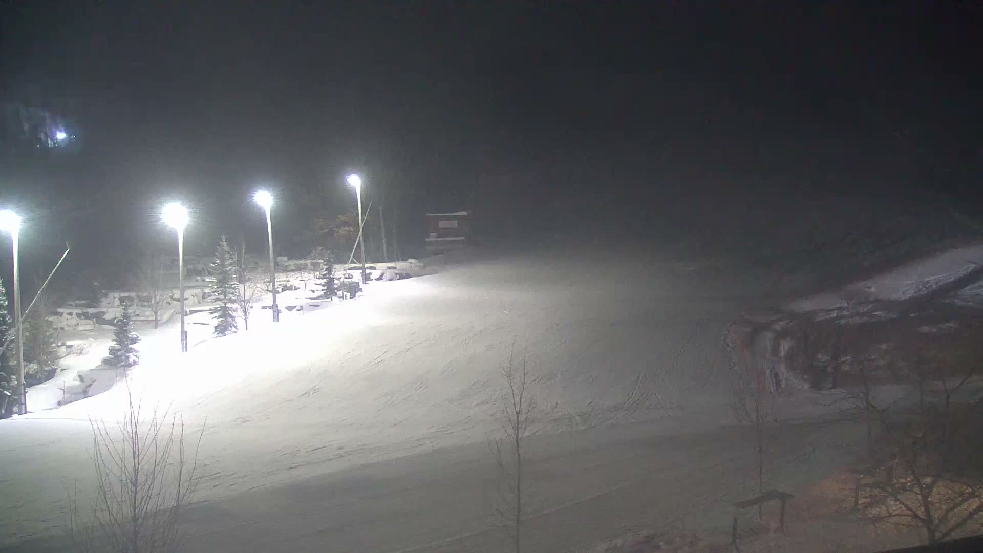 Blue Mountain Village Base Ski Slope and Ropeway Live Cam - Collingwood, Blue Mountains, Simcoe, Ontario, Canada