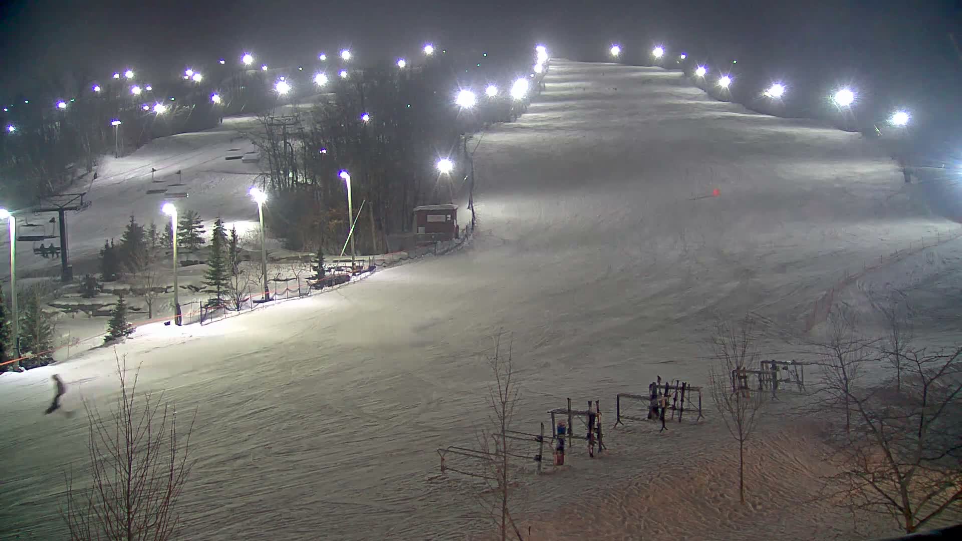 Blue Mountain Village Base Ski Slope and Ropeway Live Cam - Collingwood, Blue Mountains, Simcoe, Ontario, Canada