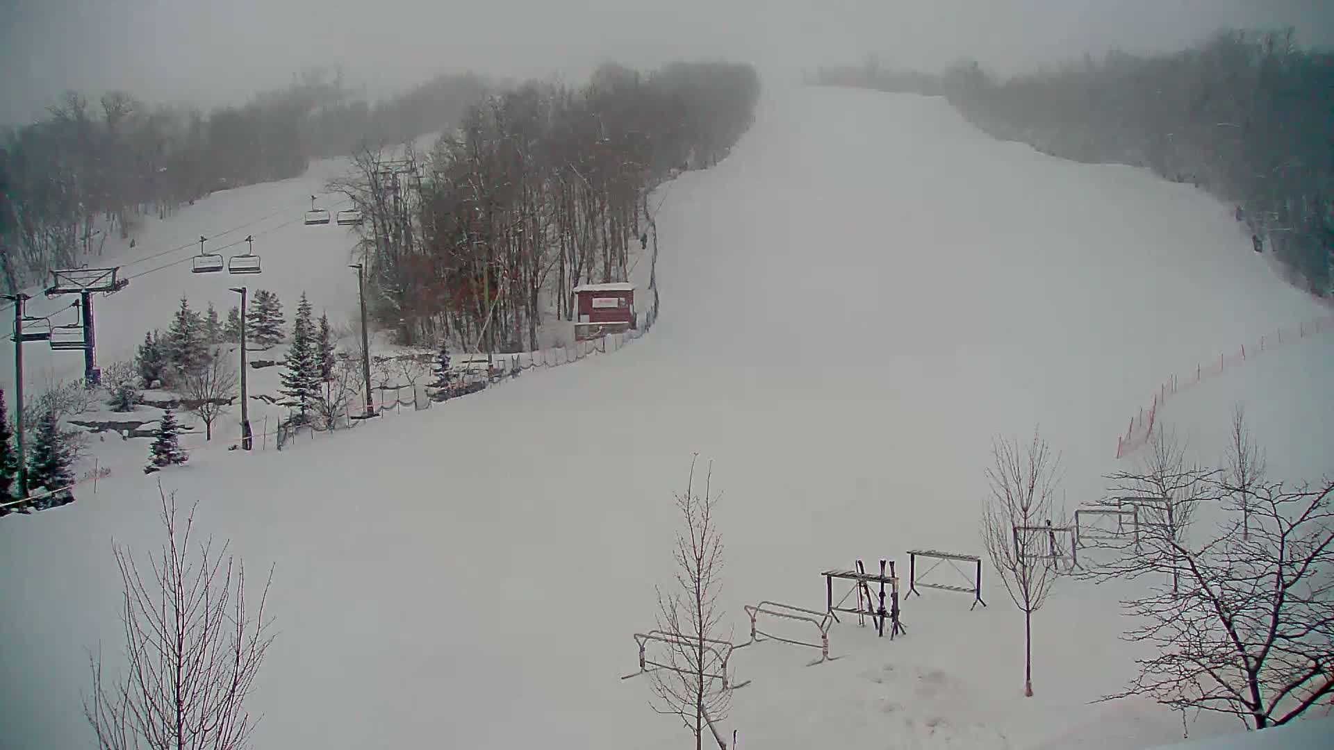 Blue Mountain Village Base Ski Slope and Ropeway Live Cam - Collingwood, Blue Mountains, Simcoe, Ontario, Canada
