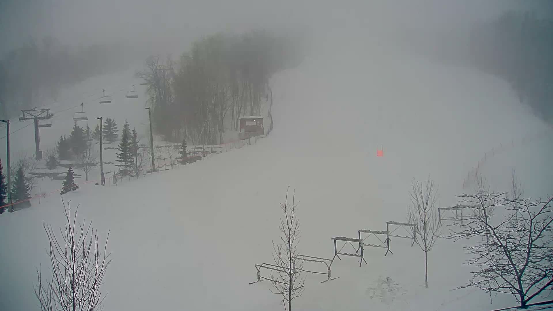 Blue Mountain Village Base Ski Slope and Ropeway Live Cam - Collingwood, Blue Mountains, Simcoe, Ontario, Canada
