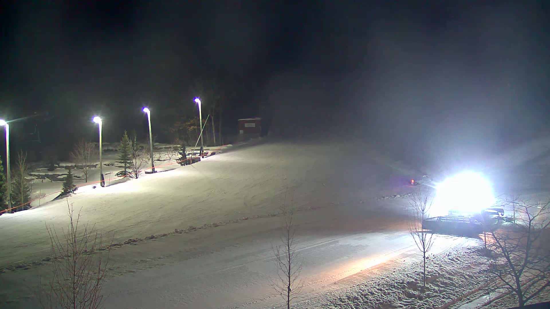 Blue Mountain Village Base Ski Slope and Ropeway Live Cam - Collingwood, Blue Mountains, Simcoe, Ontario, Canada