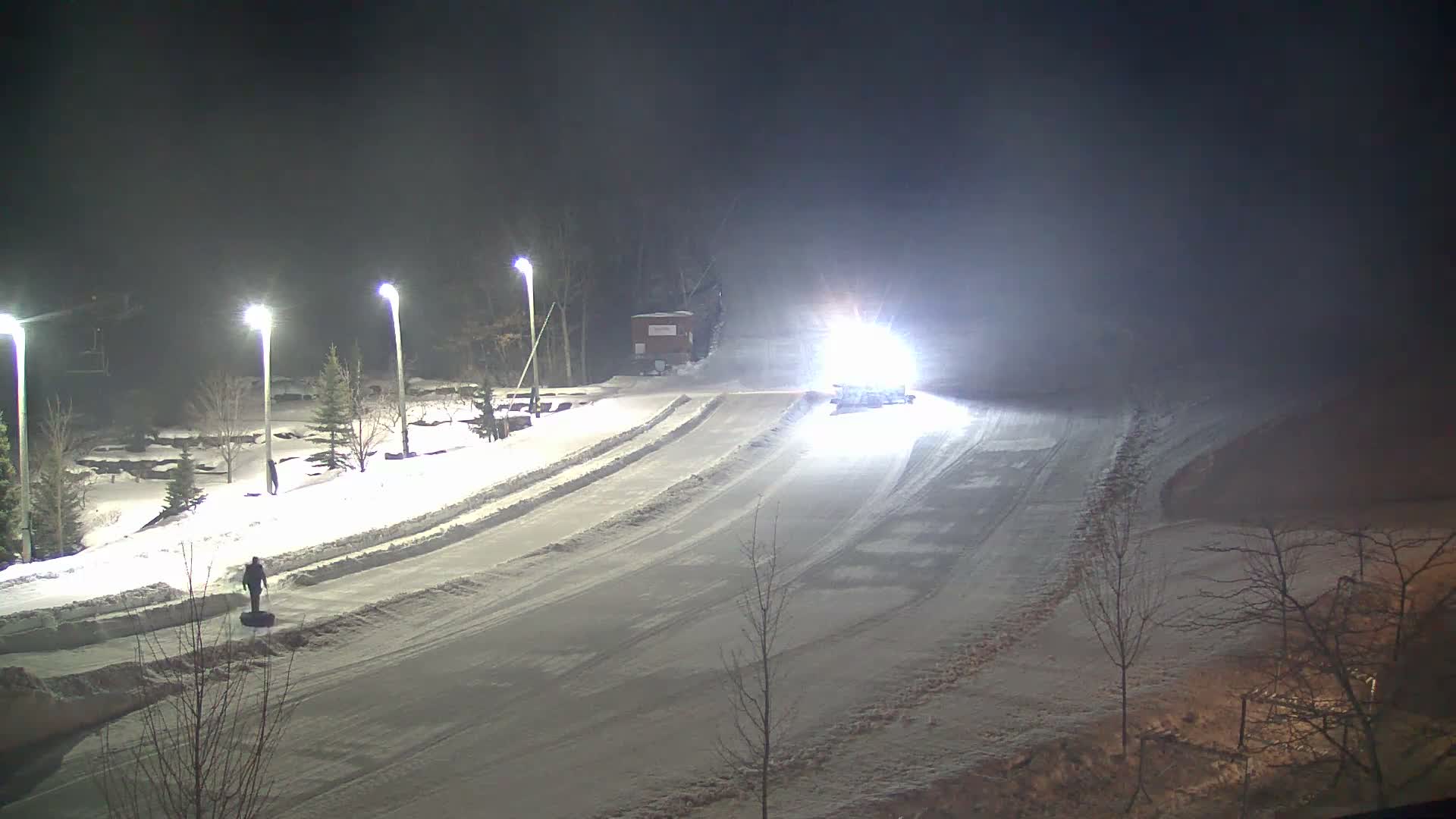Blue Mountain Village Base Ski Slope and Ropeway Live Cam - Collingwood, Blue Mountains, Simcoe, Ontario, Canada