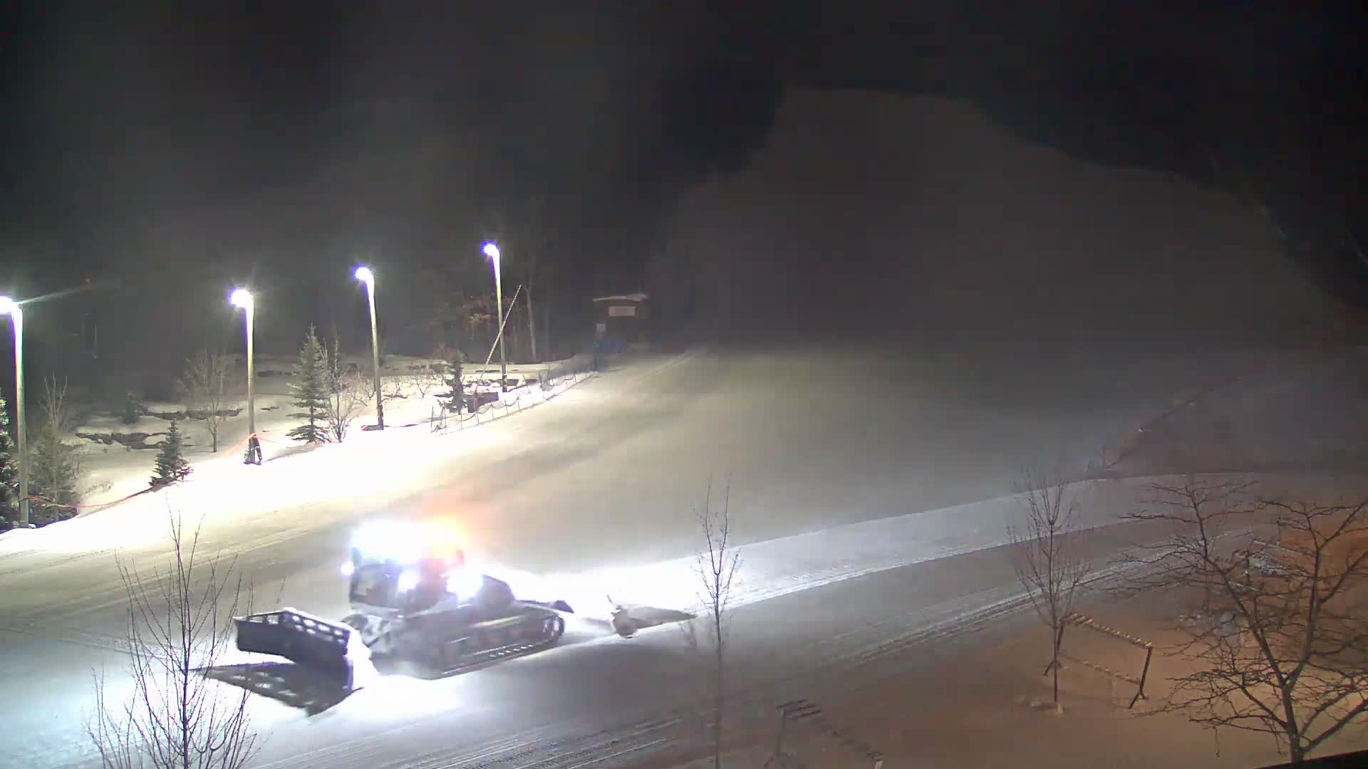Blue Mountain Village Base Ski Slope and Ropeway Live Cam - Collingwood, Blue Mountains, Simcoe, Ontario, Canada