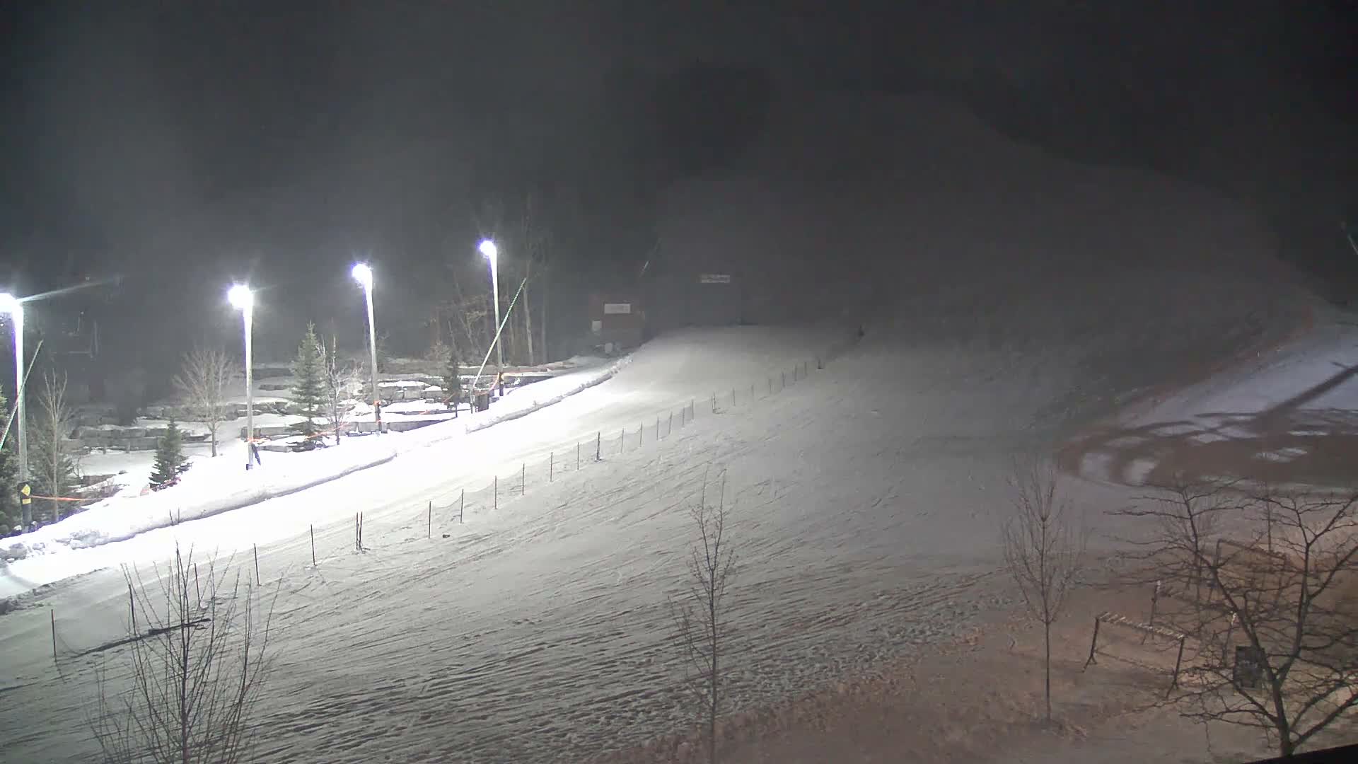 Blue Mountain Village Base Ski Slope and Ropeway Live Cam - Collingwood, Blue Mountains, Simcoe, Ontario, Canada