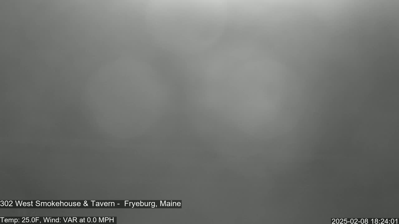 A blurry, gray image shows an overcast sky with no visible details.