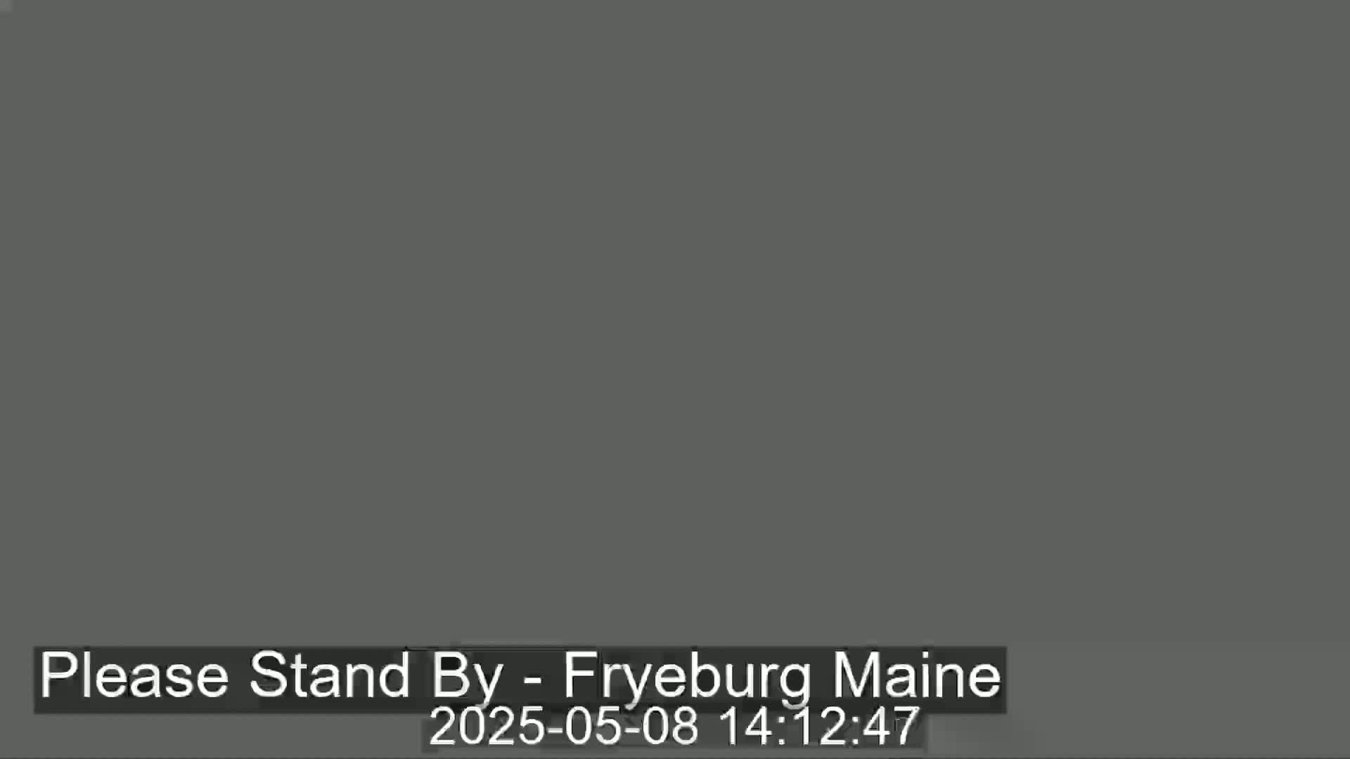 The image is a solid, dark gray screen.