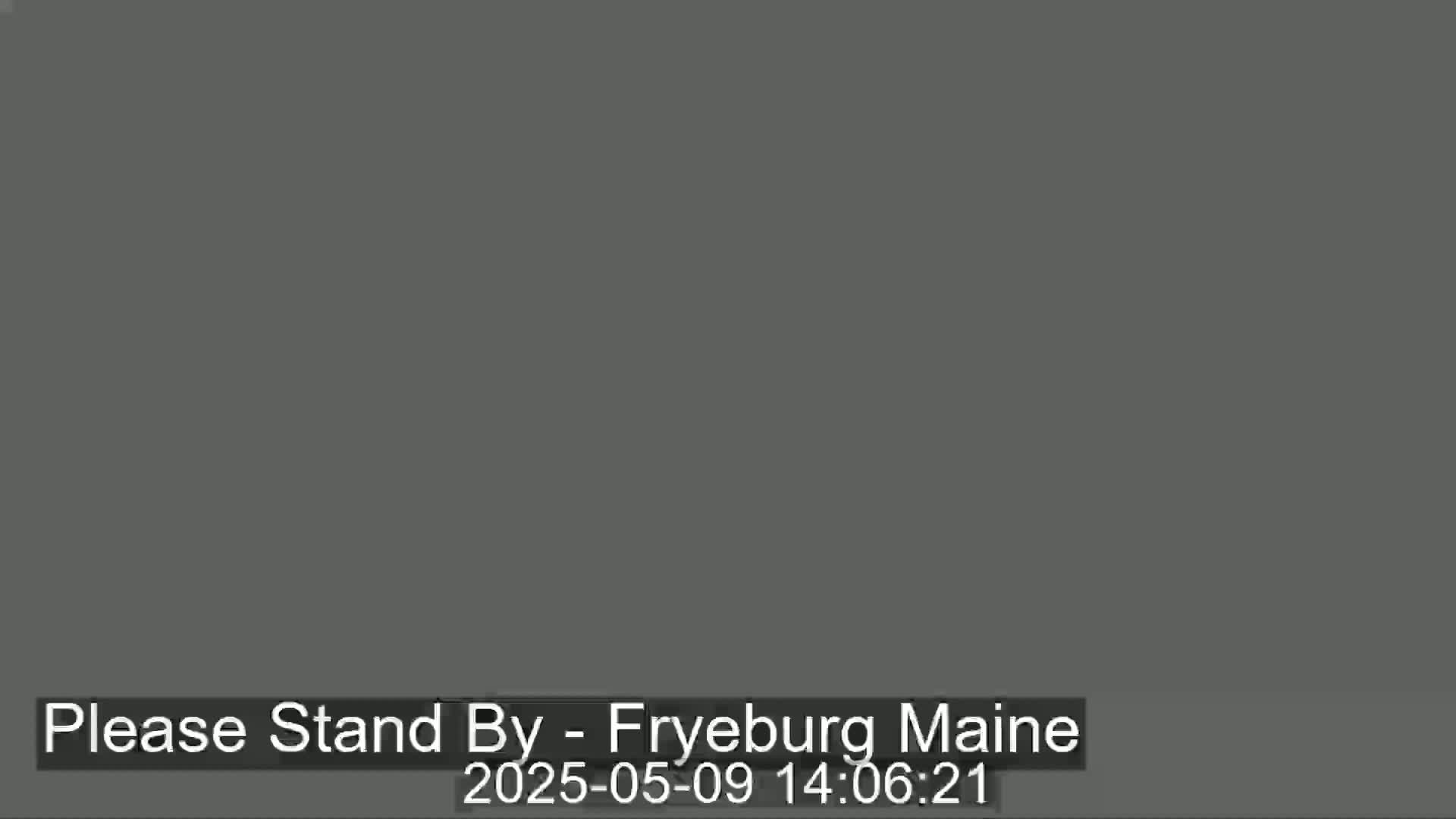 The image is a solid, dark gray screen.
