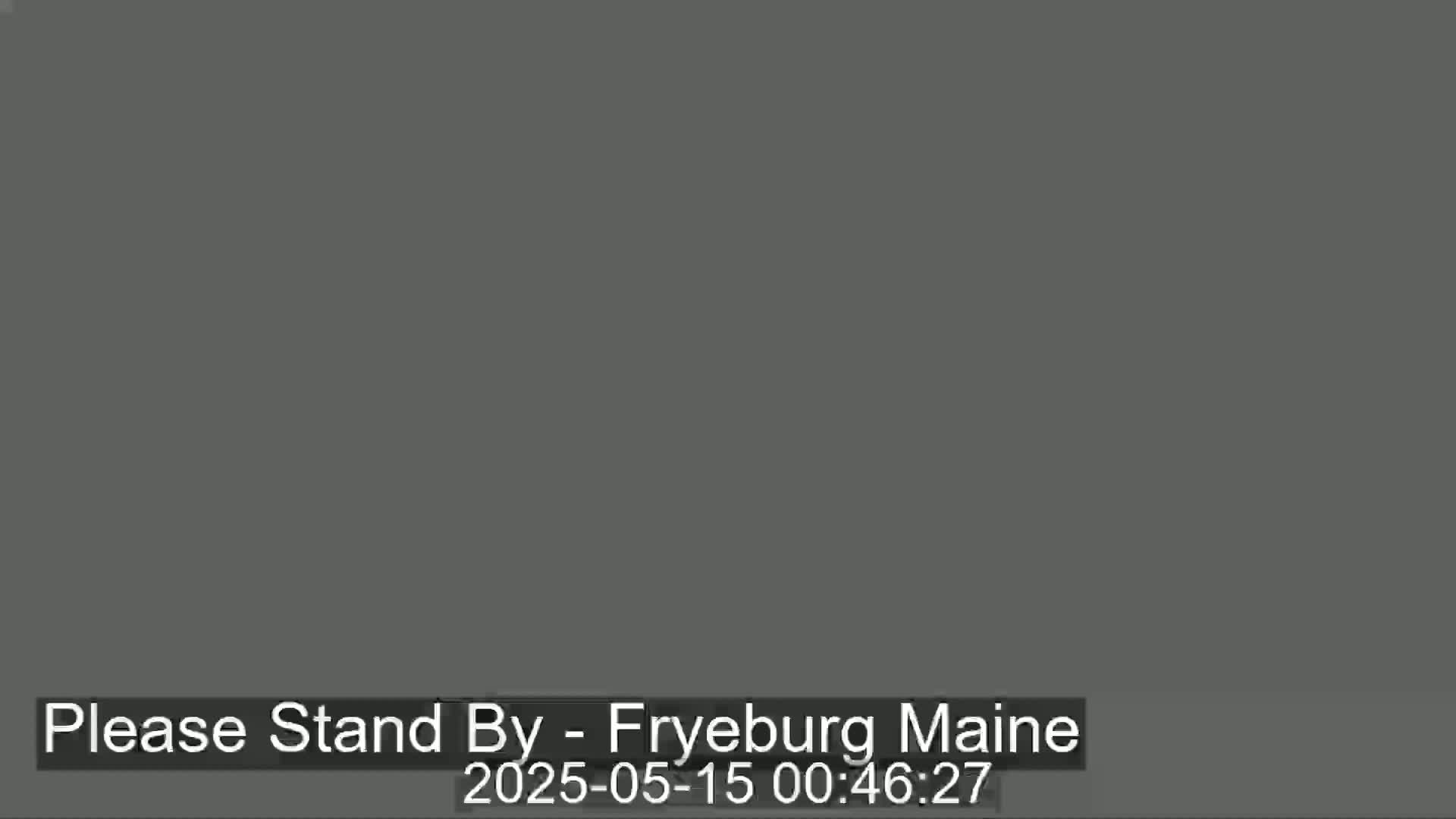 Fryeburg Conway Common Landstate Forest Live Cam- Maine, USA