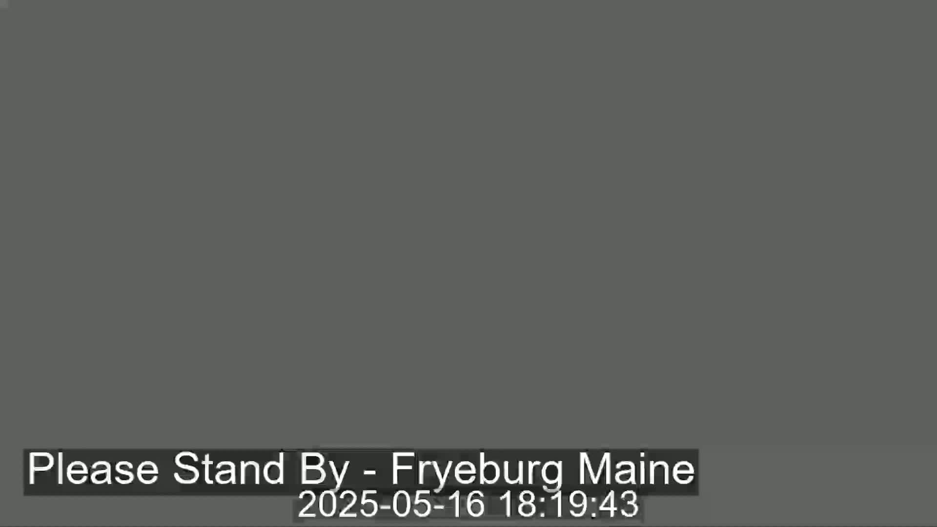 Fryeburg Conway Common Landstate Forest Live Cam- Maine, USA
