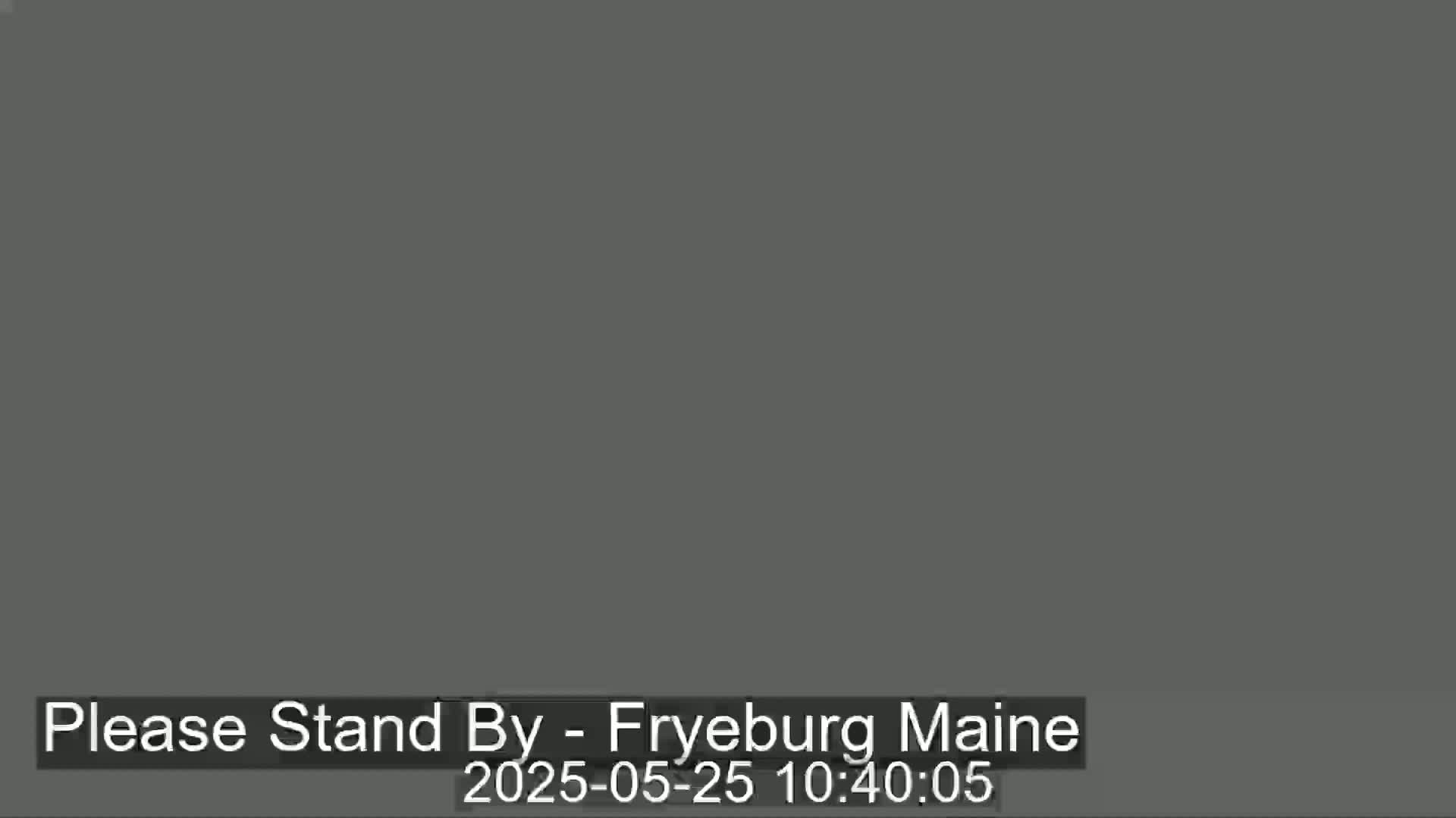 The image is a solid, dark gray screen.