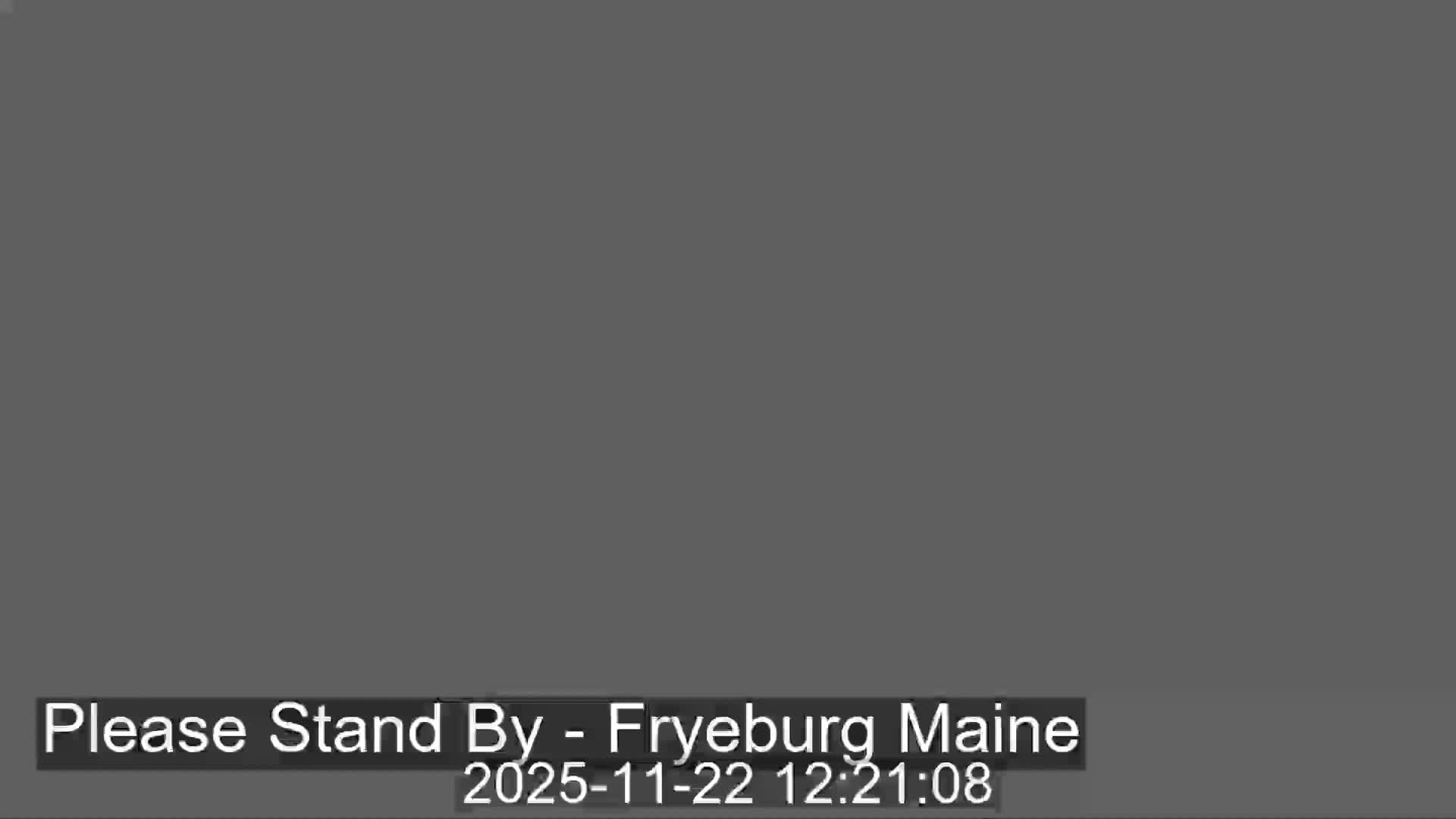 Fryeburg Conway Common Landstate Forest Live Cam- Maine, USA