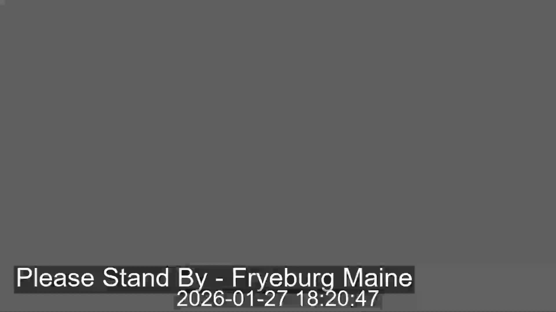 Fryeburg Conway Common Landstate Forest Live Cam- Maine, USA