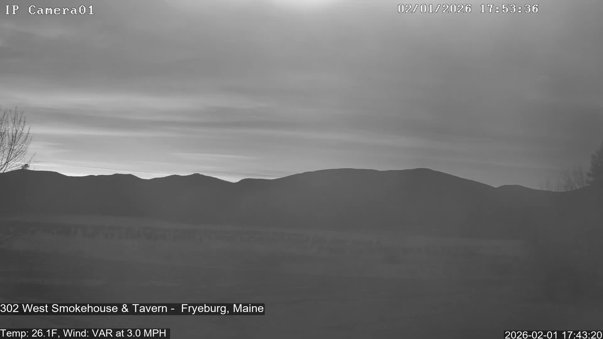 Fryeburg Conway Common Landstate Forest Live Cam- Maine, USA
