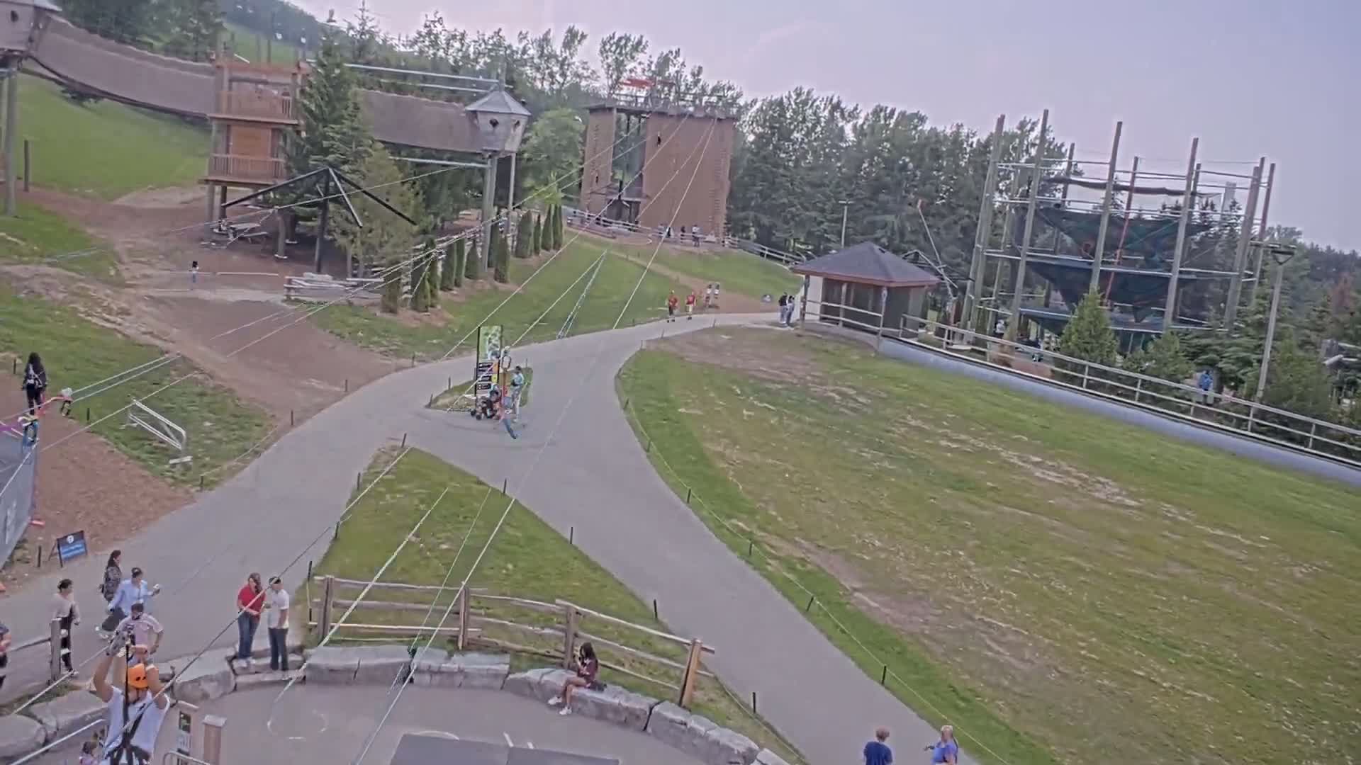 Blue Mountain Village Hotel Area & Collingwood City Skyline Live Cam - Collingwood, Blue Mountains, Simcoe, Ontario, Canada