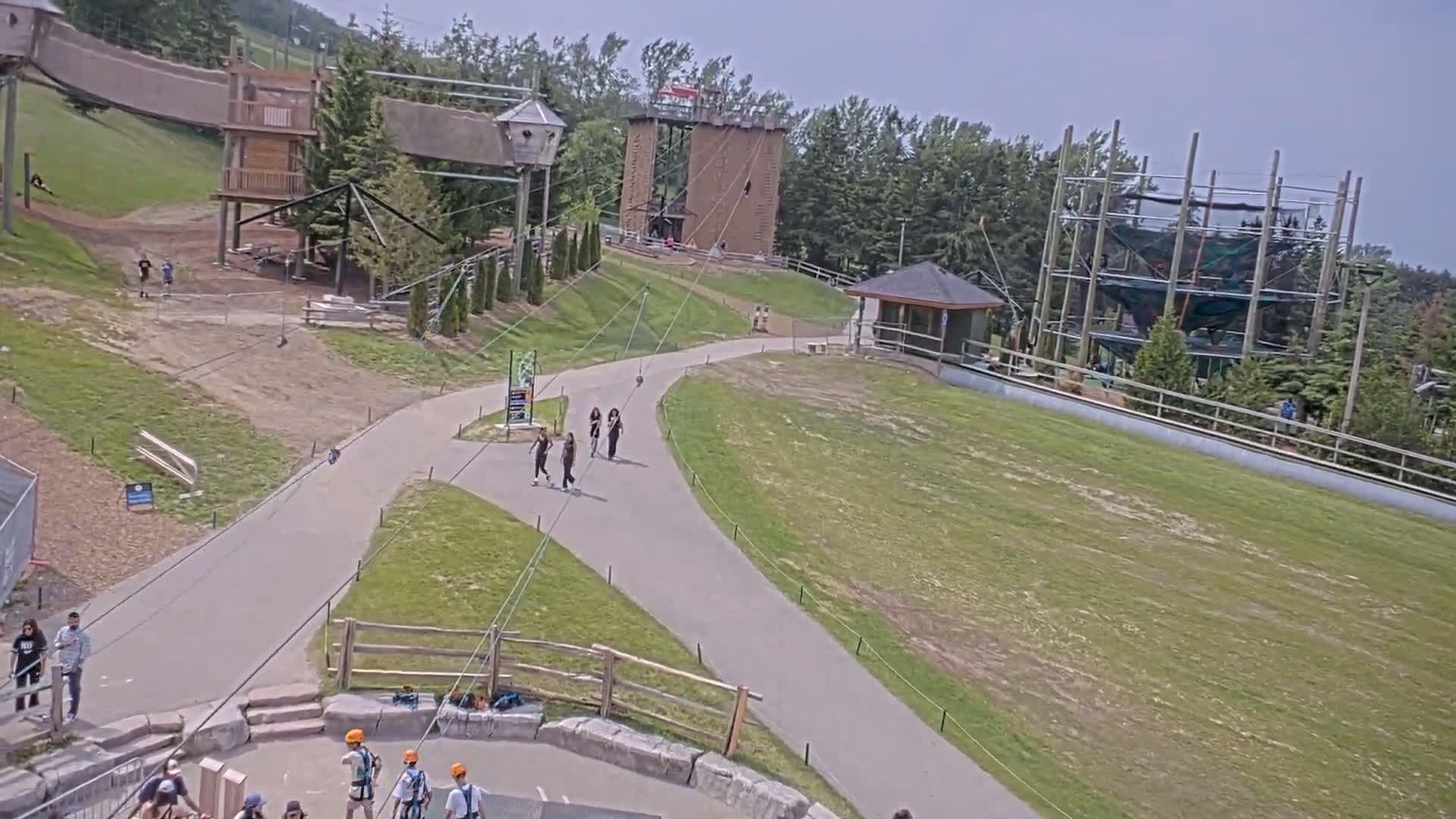 Blue Mountain Village Hotel Area & Collingwood City Skyline Live Cam - Collingwood, Blue Mountains, Simcoe, Ontario, Canada
