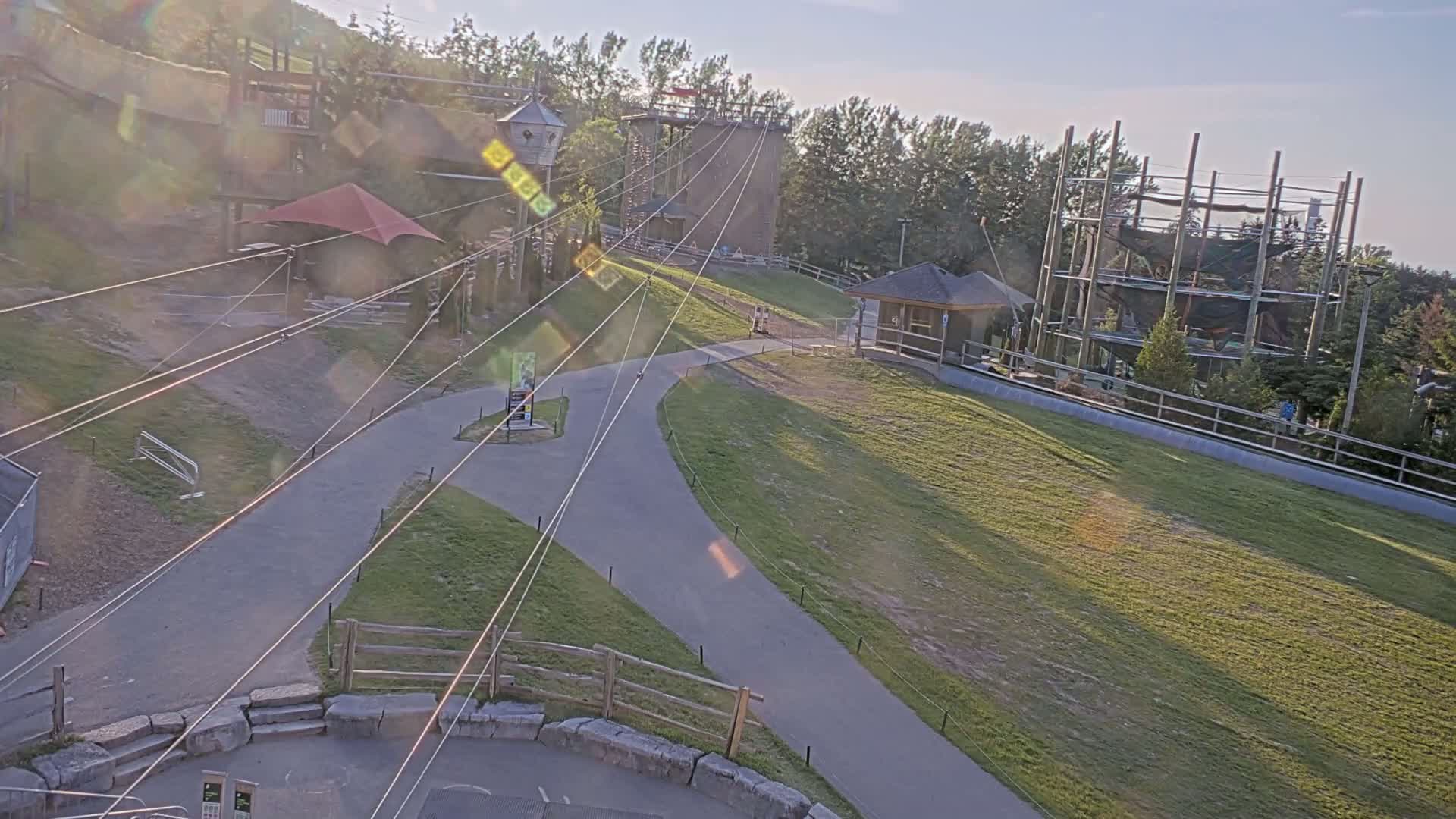 Blue Mountain Village Hotel Area & Collingwood City Skyline Live Cam - Collingwood, Blue Mountains, Simcoe, Ontario, Canada