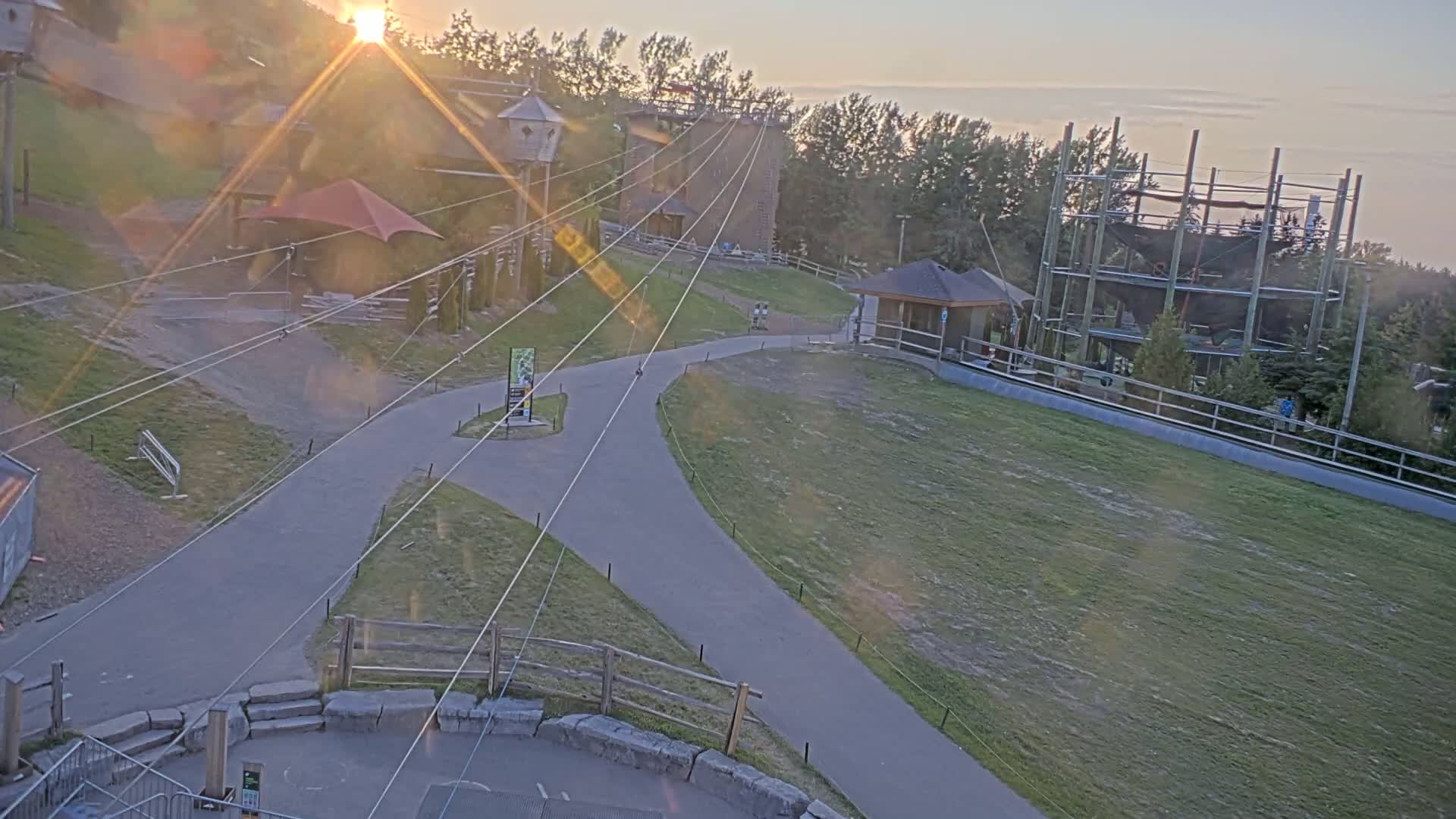 Blue Mountain Village Hotel Area & Collingwood City Skyline Live Cam - Collingwood, Blue Mountains, Simcoe, Ontario, Canada