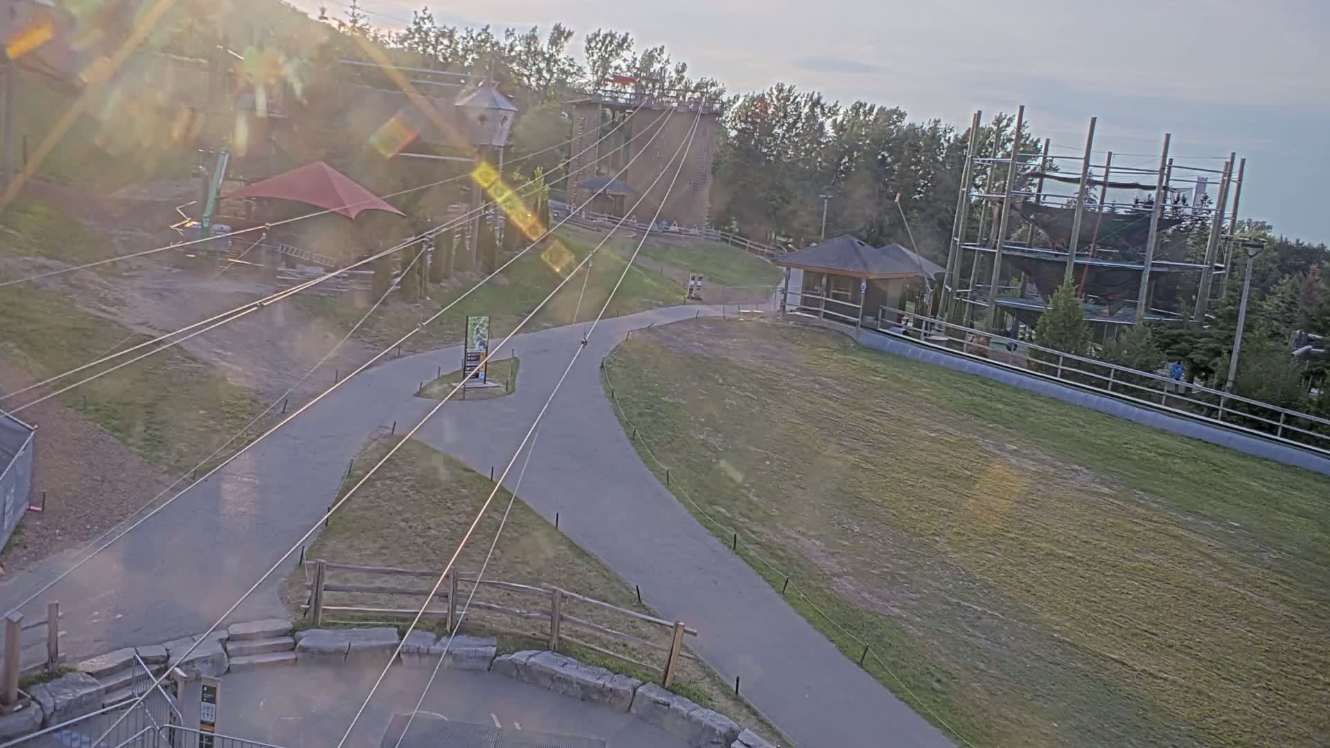Blue Mountain Village Hotel Area & Collingwood City Skyline Live Cam - Collingwood, Blue Mountains, Simcoe, Ontario, Canada