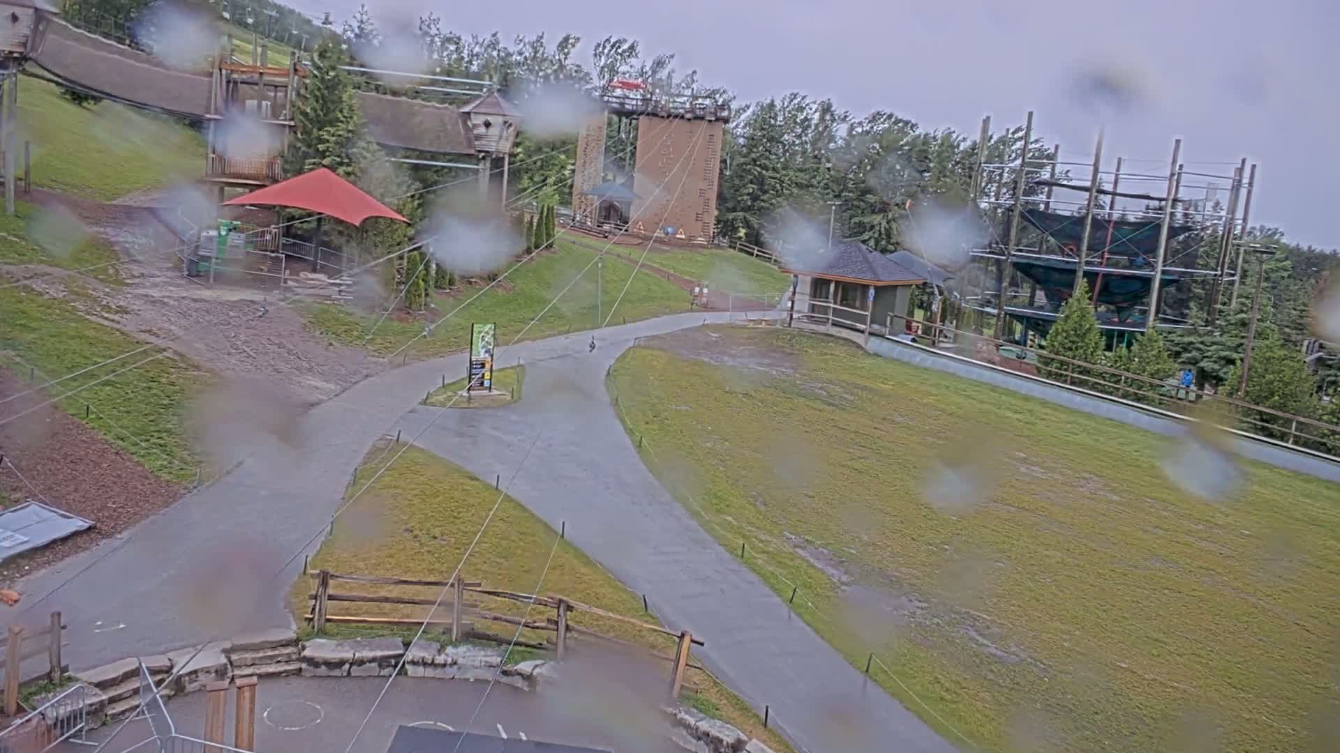 Blue Mountain Village Hotel Area & Collingwood City Skyline Live Cam - Collingwood, Blue Mountains, Simcoe, Ontario, Canada