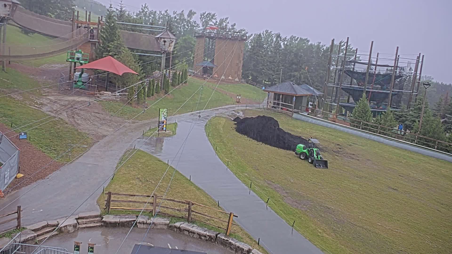 Blue Mountain Village Hotel Area & Collingwood City Skyline Live Cam - Collingwood, Blue Mountains, Simcoe, Ontario, Canada