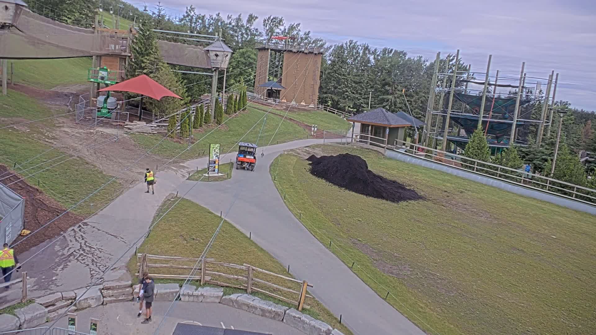 Blue Mountain Village Hotel Area & Collingwood City Skyline Live Cam - Collingwood, Blue Mountains, Simcoe, Ontario, Canada