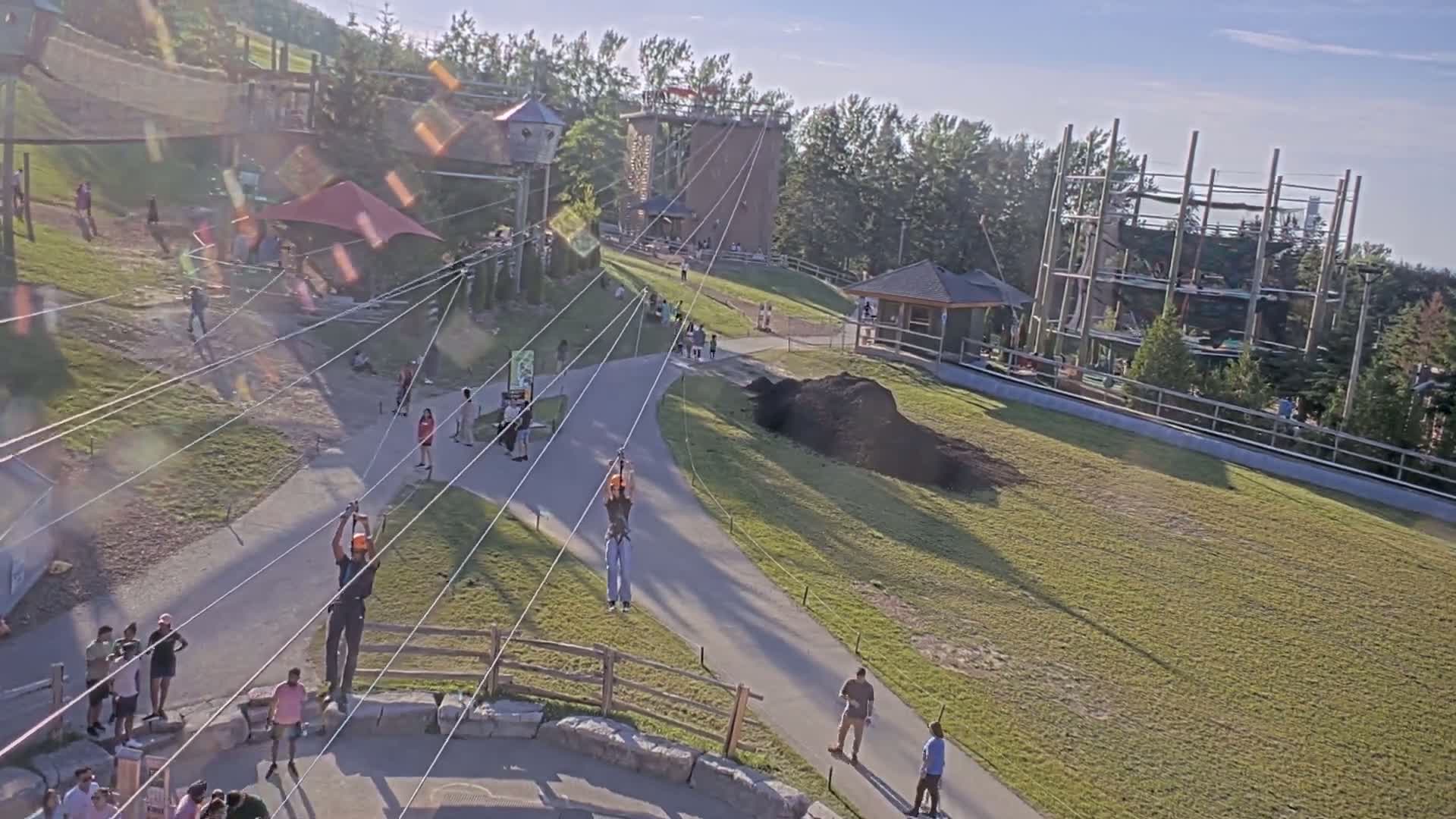 Blue Mountain Village Hotel Area & Collingwood City Skyline Live Cam - Collingwood, Blue Mountains, Simcoe, Ontario, Canada